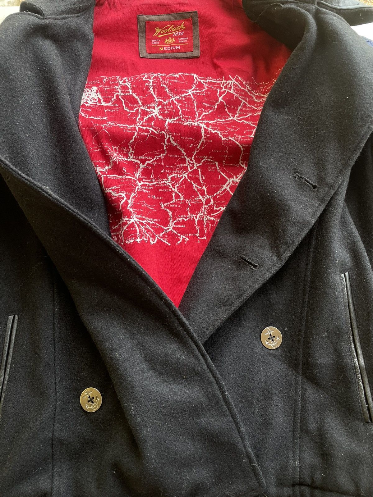 Japanese Brand Vintage Woolrich Peacoat Size US M / EU 48-50 / 2 - 6 Thumbnail