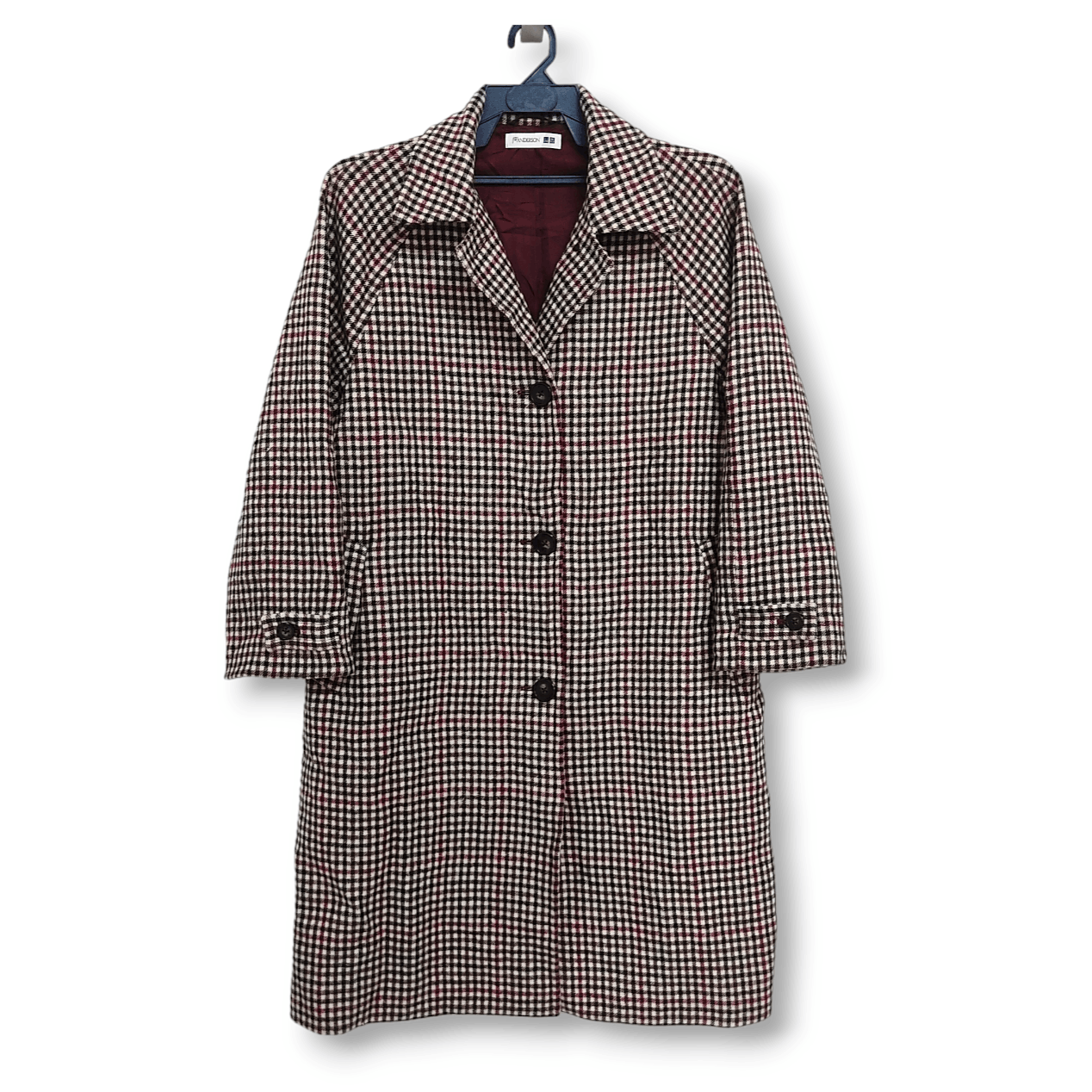 J.W ANDERSON x UNIQLO FW Tartan Wool-Blend Trench Coat