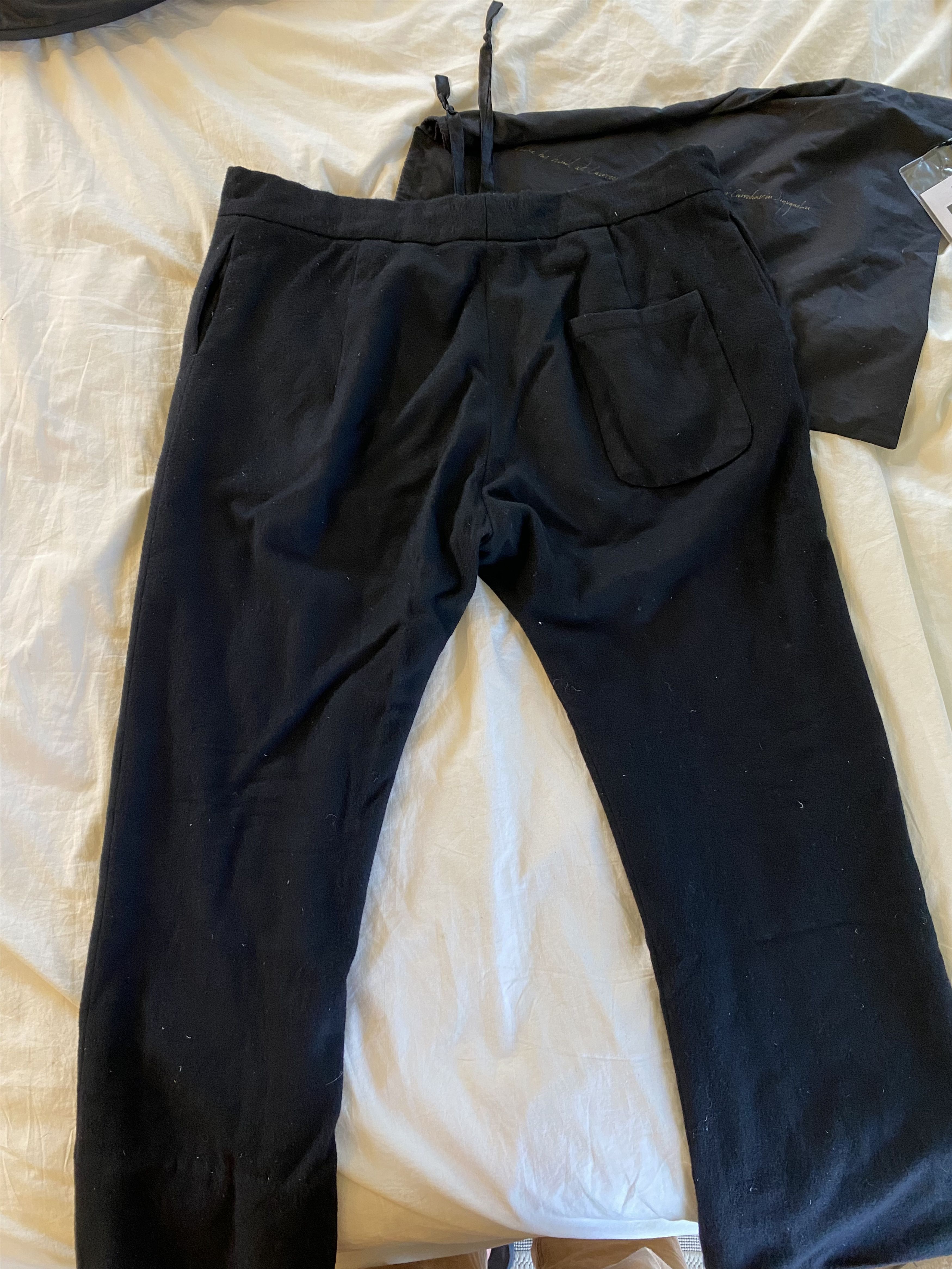 Geoffrey B. Small Hand Washed Biella Supersoft Trousers Size US 42 / EU 58 - 2 Thumbnail