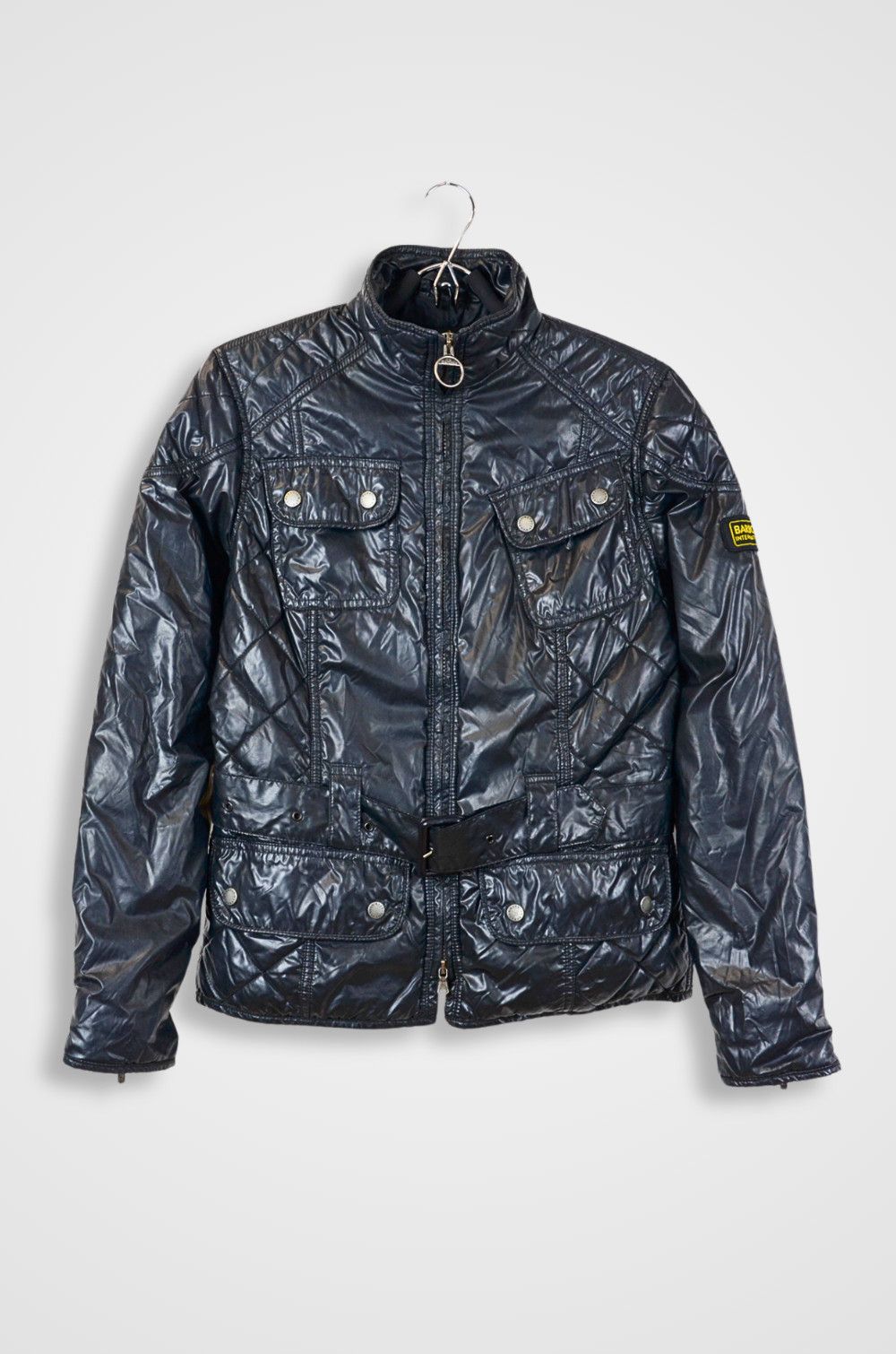 Barbour Barbour International Polarquilt Jacket Belted Black - 12 Size XL / US 12-14 / IT 48-50 - 1 Thumbnail