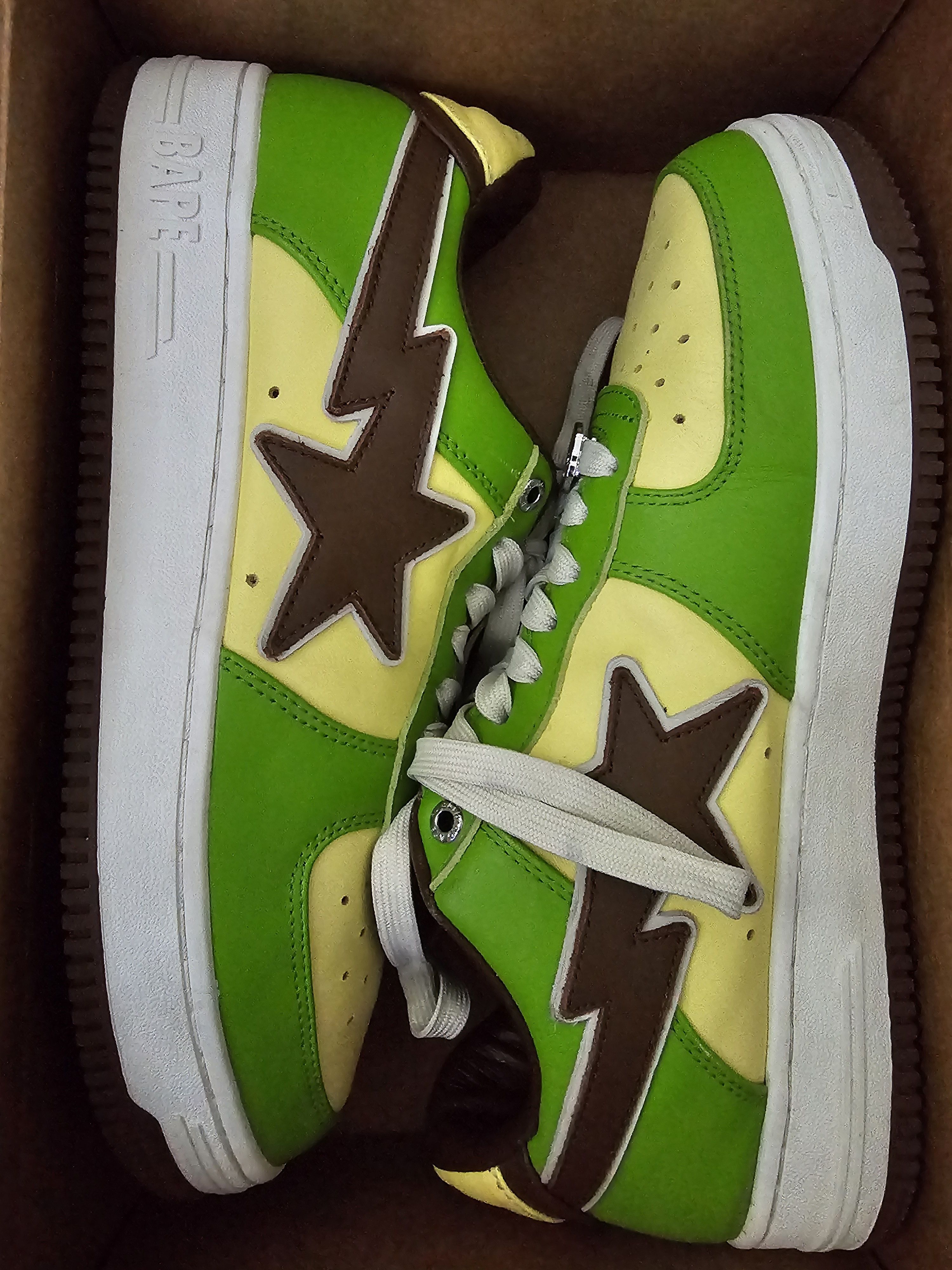 Bape A Bathing Ape Green Sta Ssensa Size US 10 / EU 43 - 2 Thumbnail