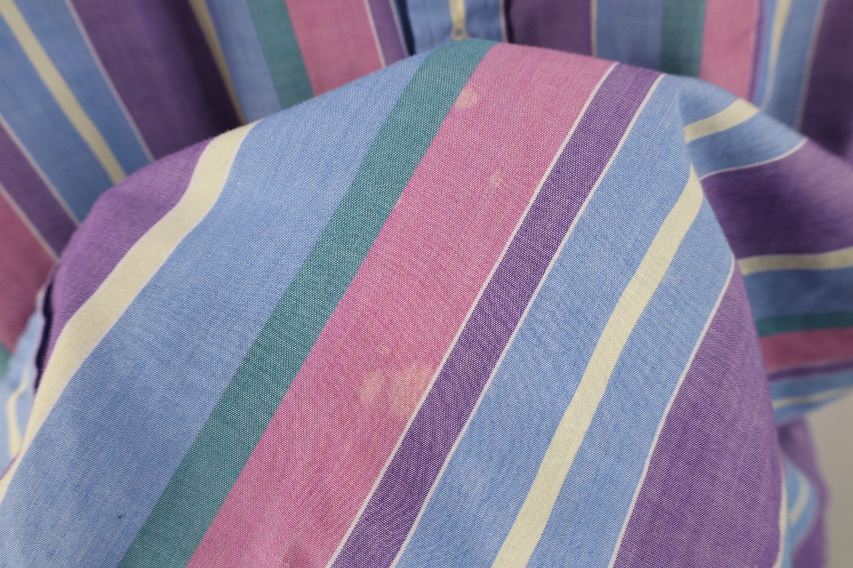 Vintage Vintage 90s Streetwear Rainbow Striped Button Down Shirt Size US XXL / EU 58 / 5 - 4 Thumbnail