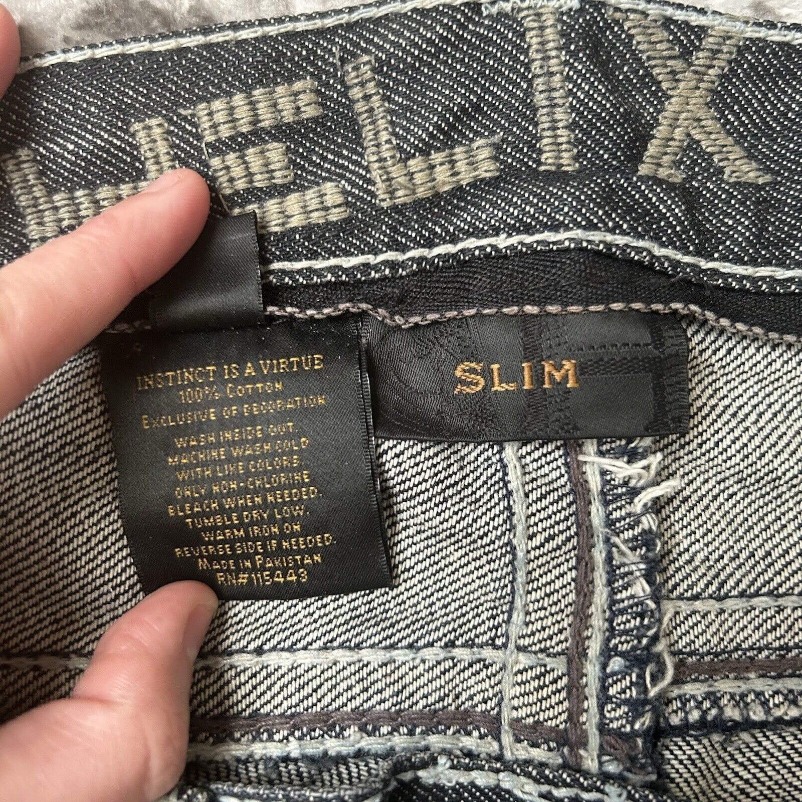 Helix Helix slim 36x34 jeans black men Size US 38 / EU 54 - 8 Thumbnail