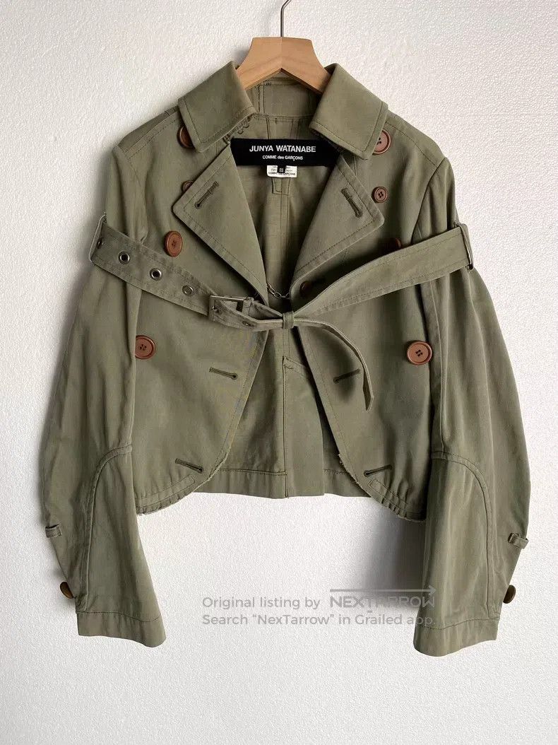 Junya Watanabe JUNYA WATANABE Tied Deconstructed Ripped Asymmetrical Mili Size XS / US 0-2 / IT 36-38 - 1 Thumbnail