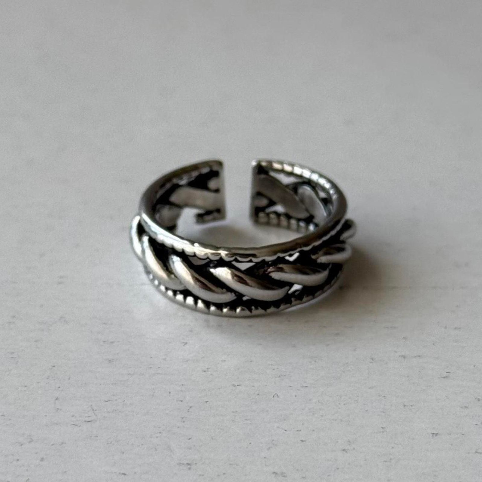 Other Y2k silver vintage style ring WMNS2 Size ONE SIZE - 4 Thumbnail