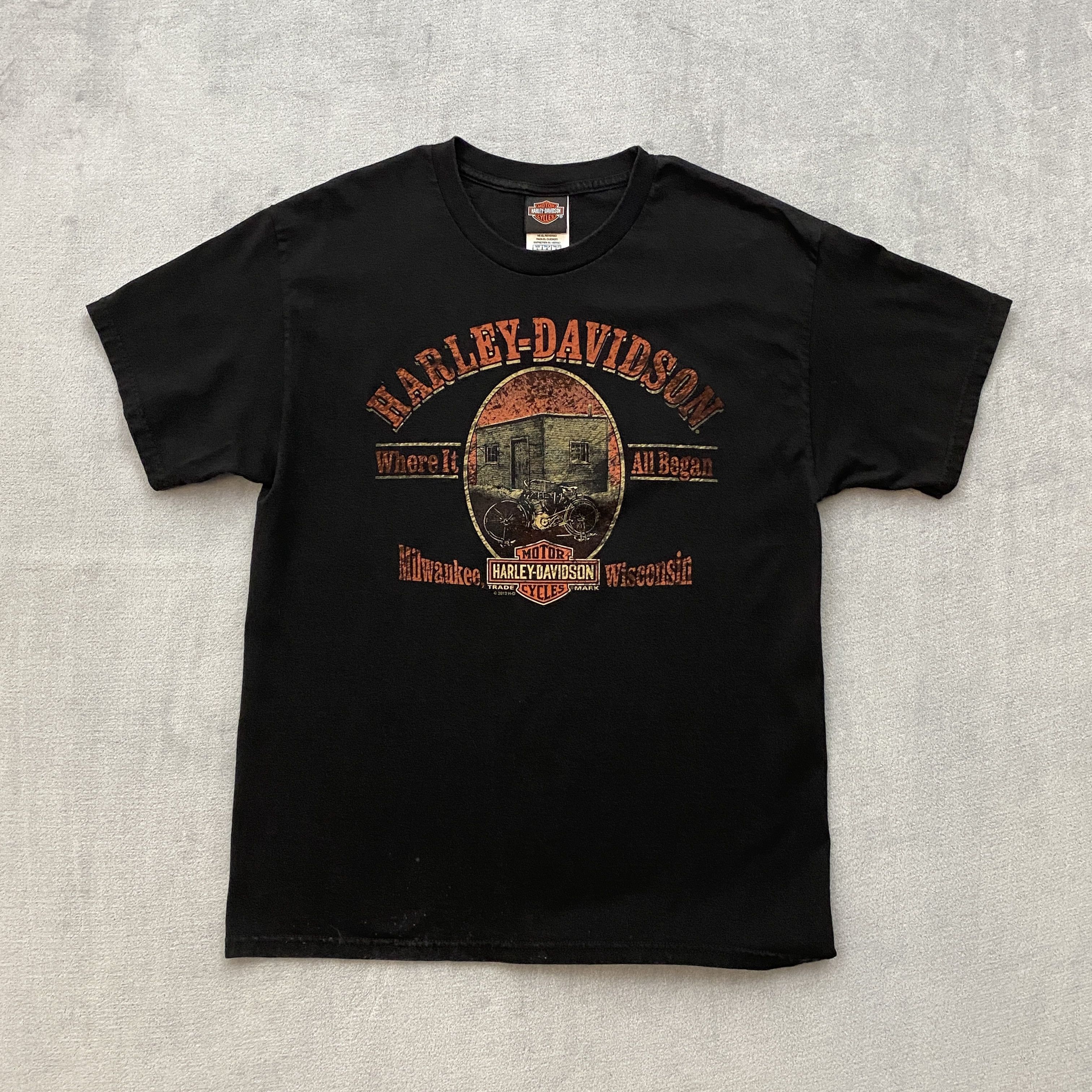 Harley Davidson Cabo sale San Lucas Mexico Long Sleeve T-Shirt Front Back Print Large