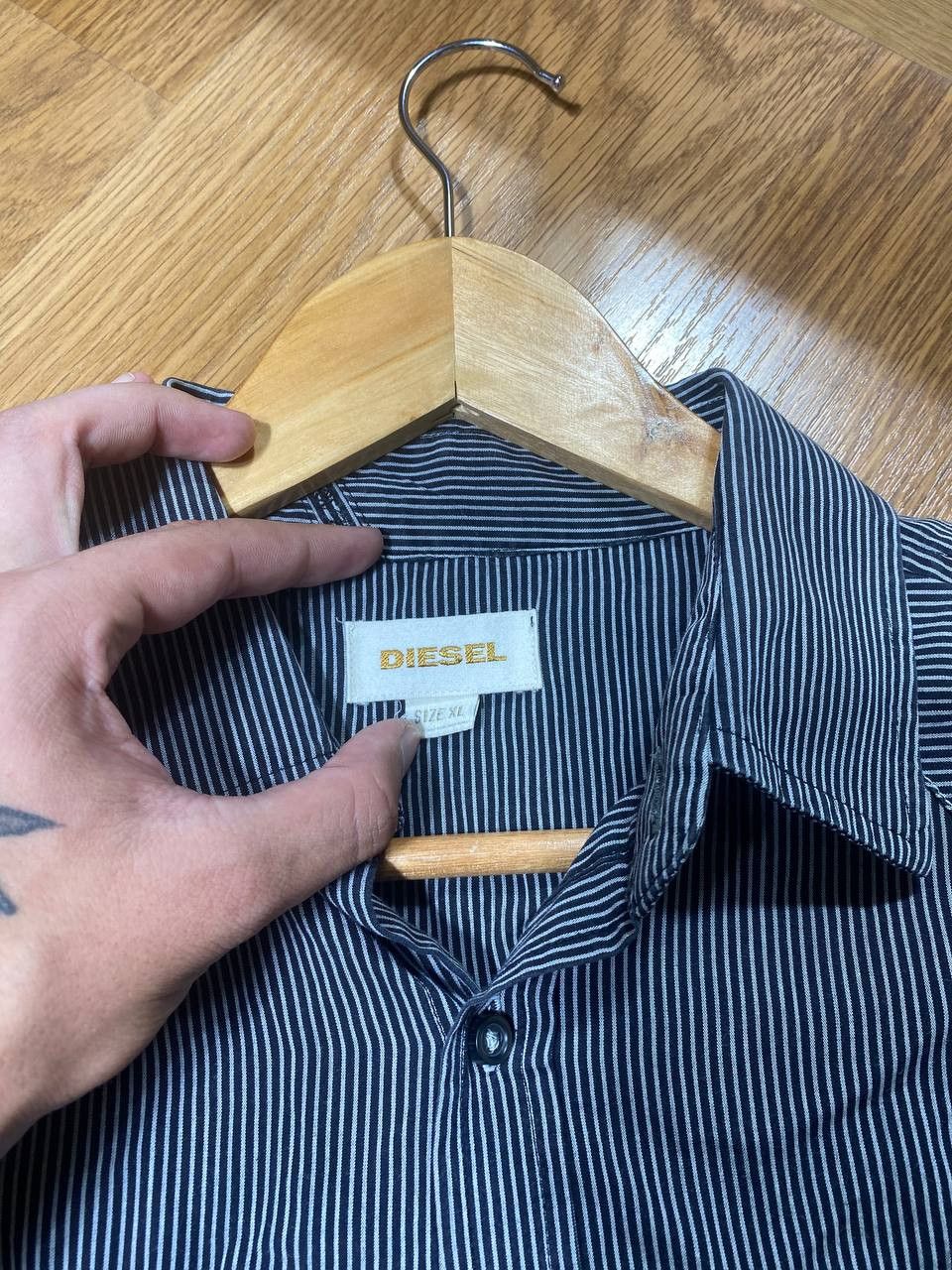Diesel Mens Vintage Diesel shirts button up avant garde luxury y2k Size US XL / EU 56 / 4 - 2 Thumbnail