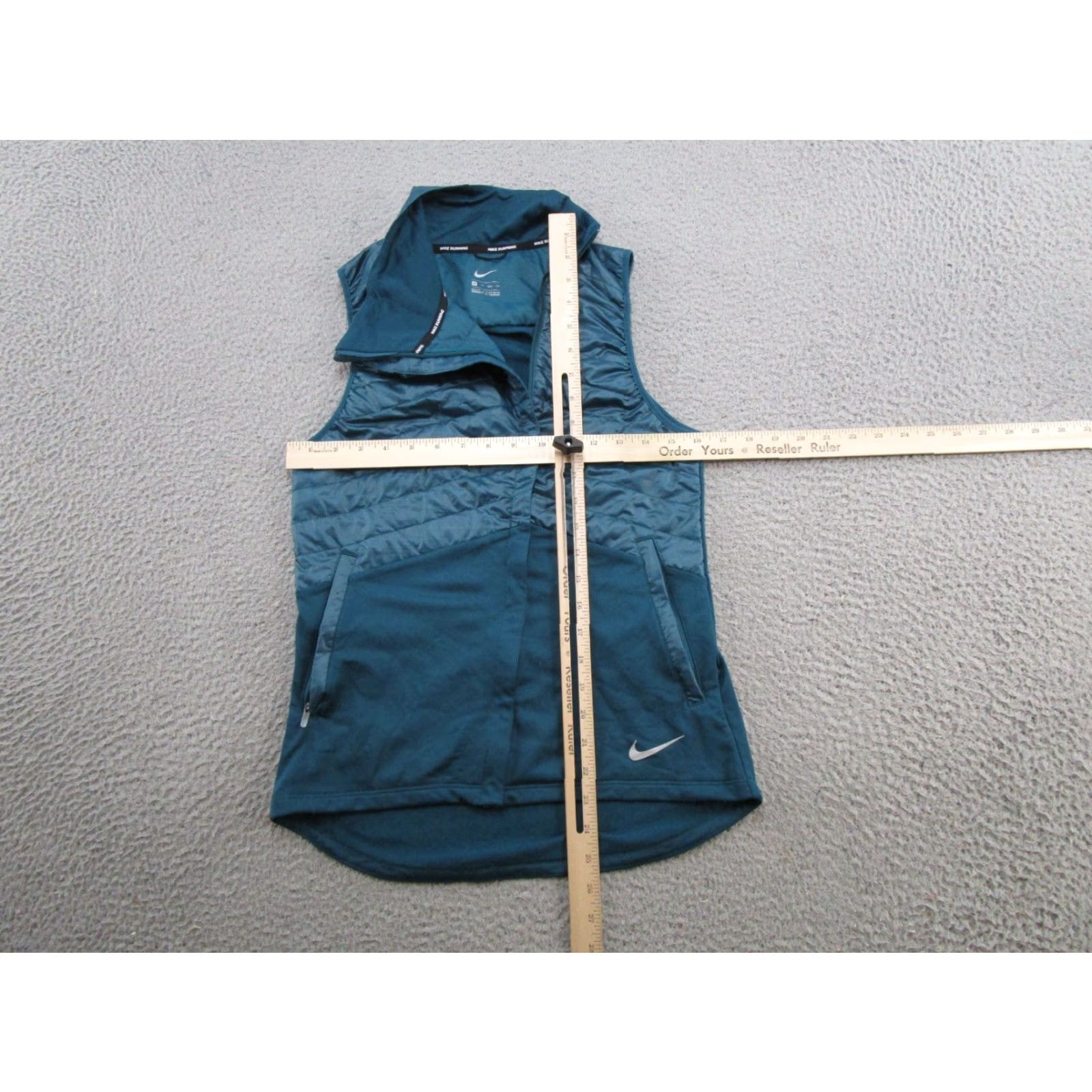Nike Nike Running Puffer Vest Womens XS Blue Insulated Softshell Zip BV3886-347 Size XS / US 0-2 / IT 36-38 - 5 Thumbnail