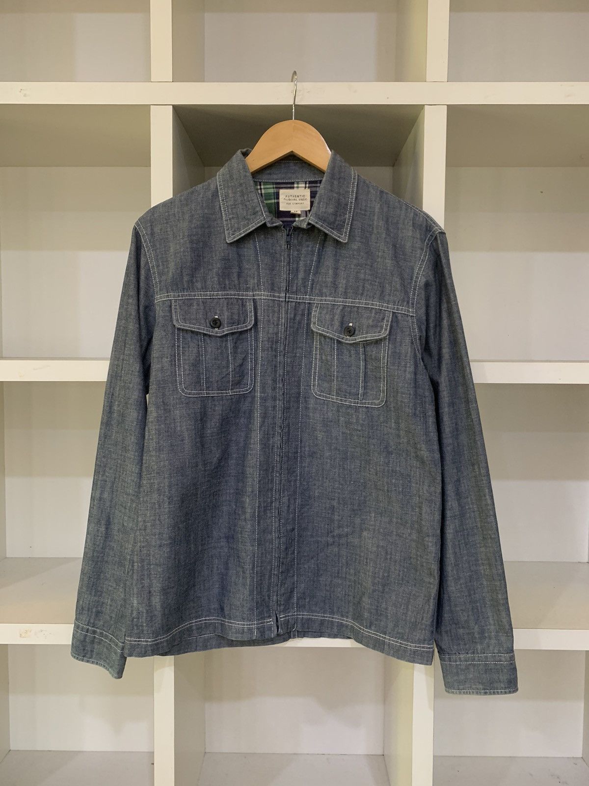 Uniqlo Uniqlo Zipper denim jacket Size US M / EU 48-50 / 2 - 2 Thumbnail