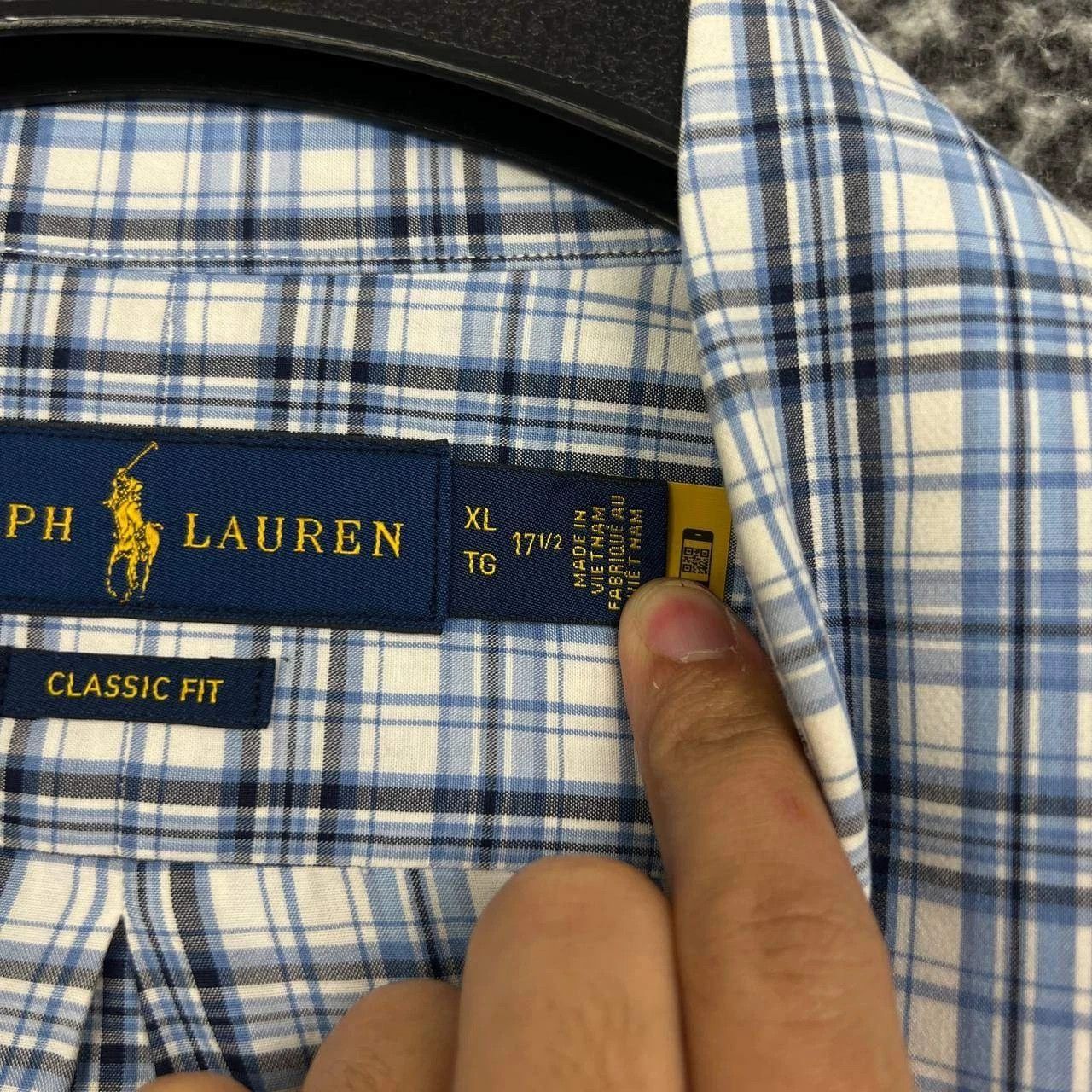 Ralph Lauren Ralph Lauren Button Down Shirt Men XL 17 1/2 Plaid Collared Size US XL / EU 56 / 4 - 8 Thumbnail