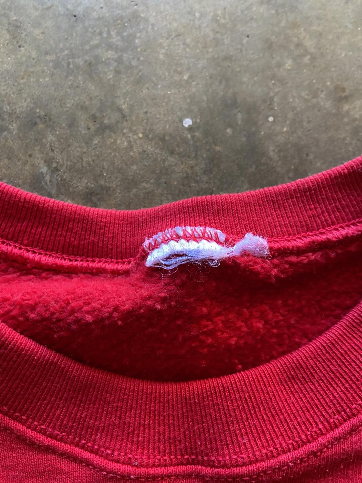 Vintage Vintage 90s Thick USA Made Red Sweatshirt Size Large Size US L / EU 52-54 / 3 - 2 Thumbnail
