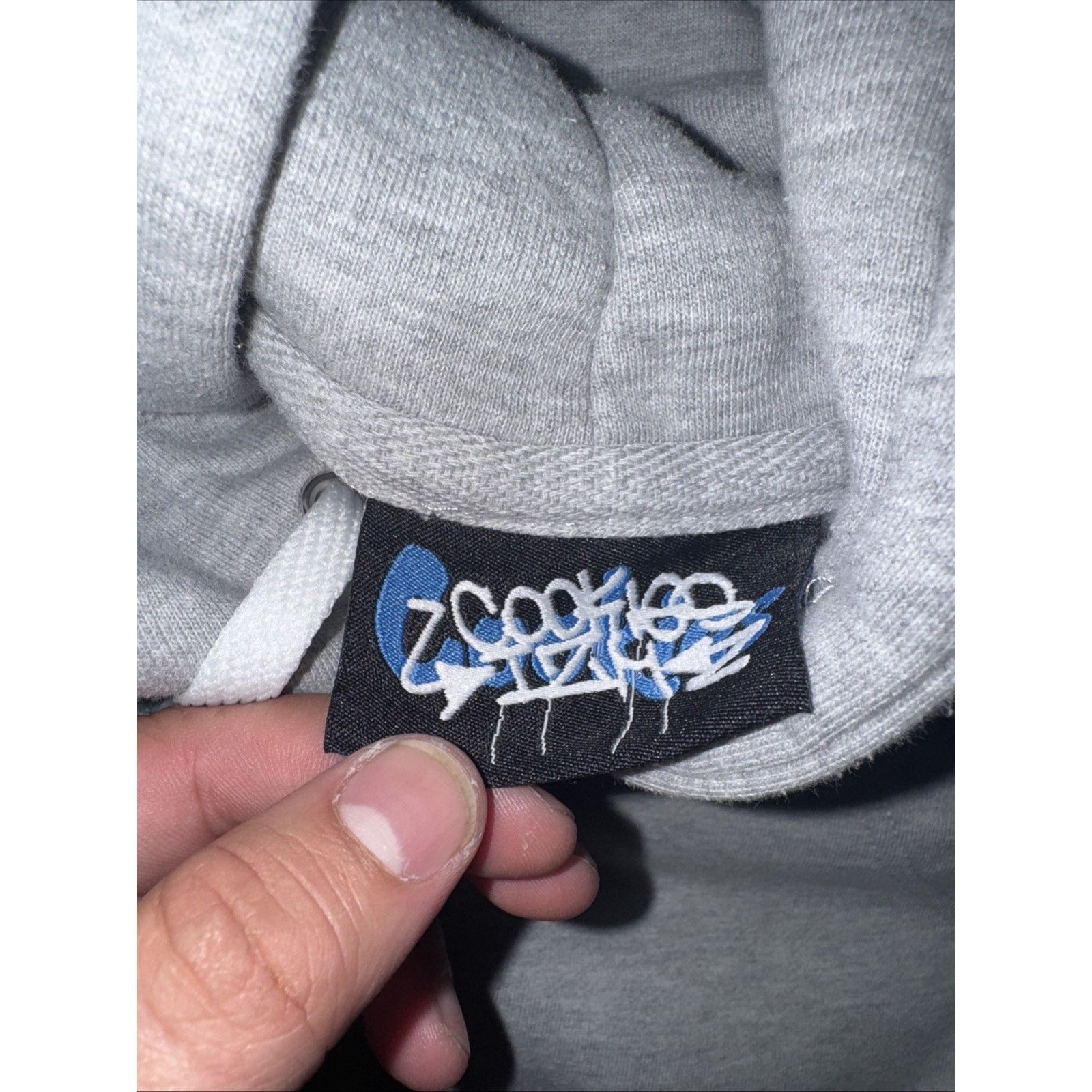 Cookies Cookie x MQIZM Graffiti Hoodie Grey L 23x27 Bubble Letter Size US L / EU 52-54 / 3 - 4 Thumbnail