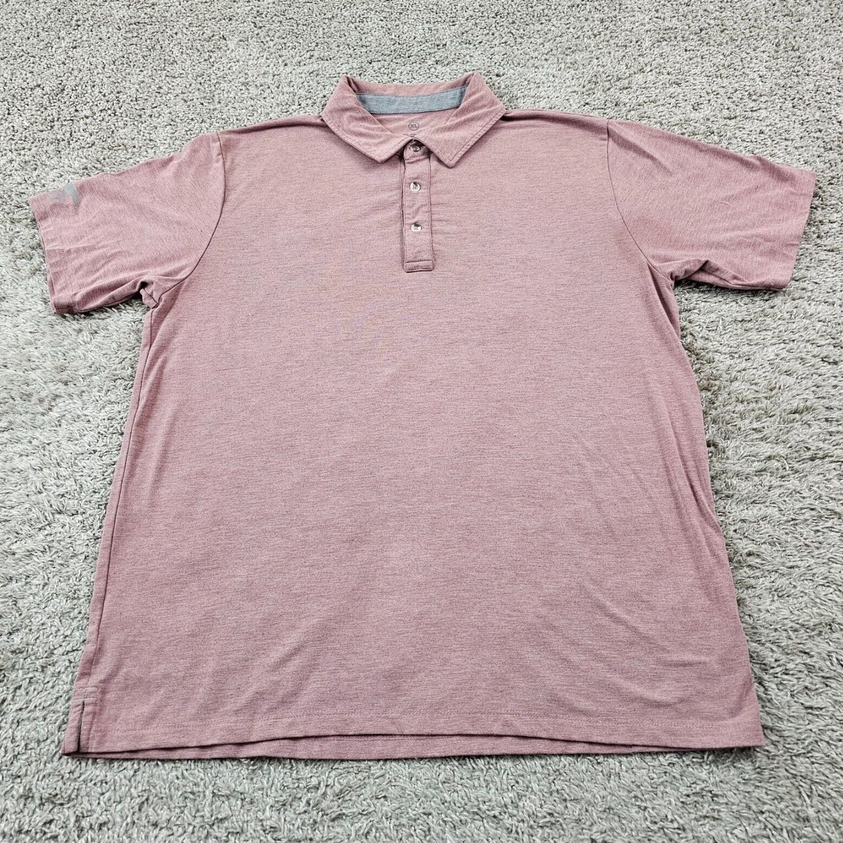Vintage Free Fly Polo Shirt Mens XL Pink Short Sleeve Casual Comfort Stretch Logo Size US XL / EU 56 / 4 - 2 Thumbnail