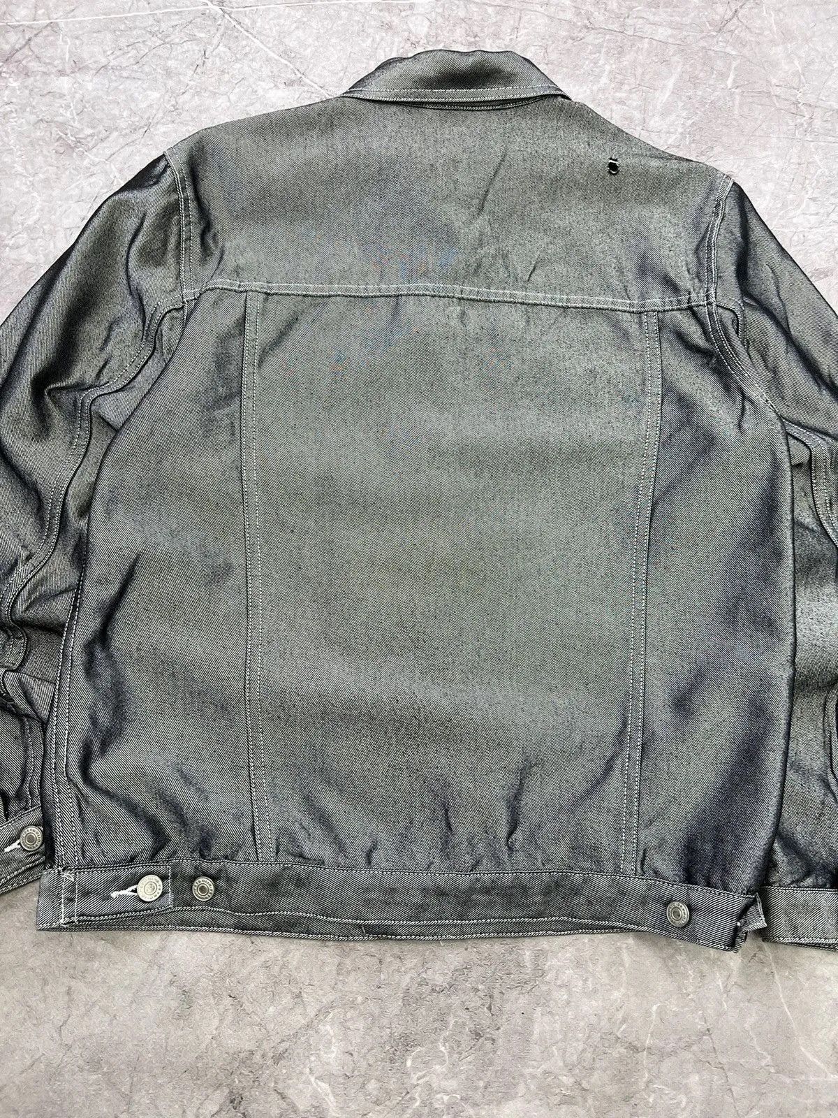 Wu-Tang Clan Vintage Wu tang style metallic denim jacket trucker y2k Size US L / EU 52-54 / 3 - 14 Thumbnail