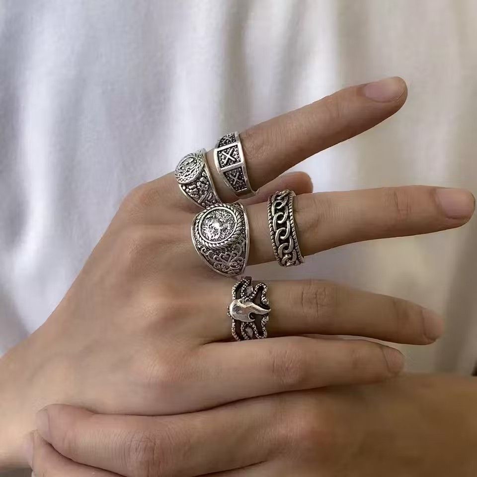 Jewelry × Vintage Ring Set Size ONE SIZE - 1 Thumbnail