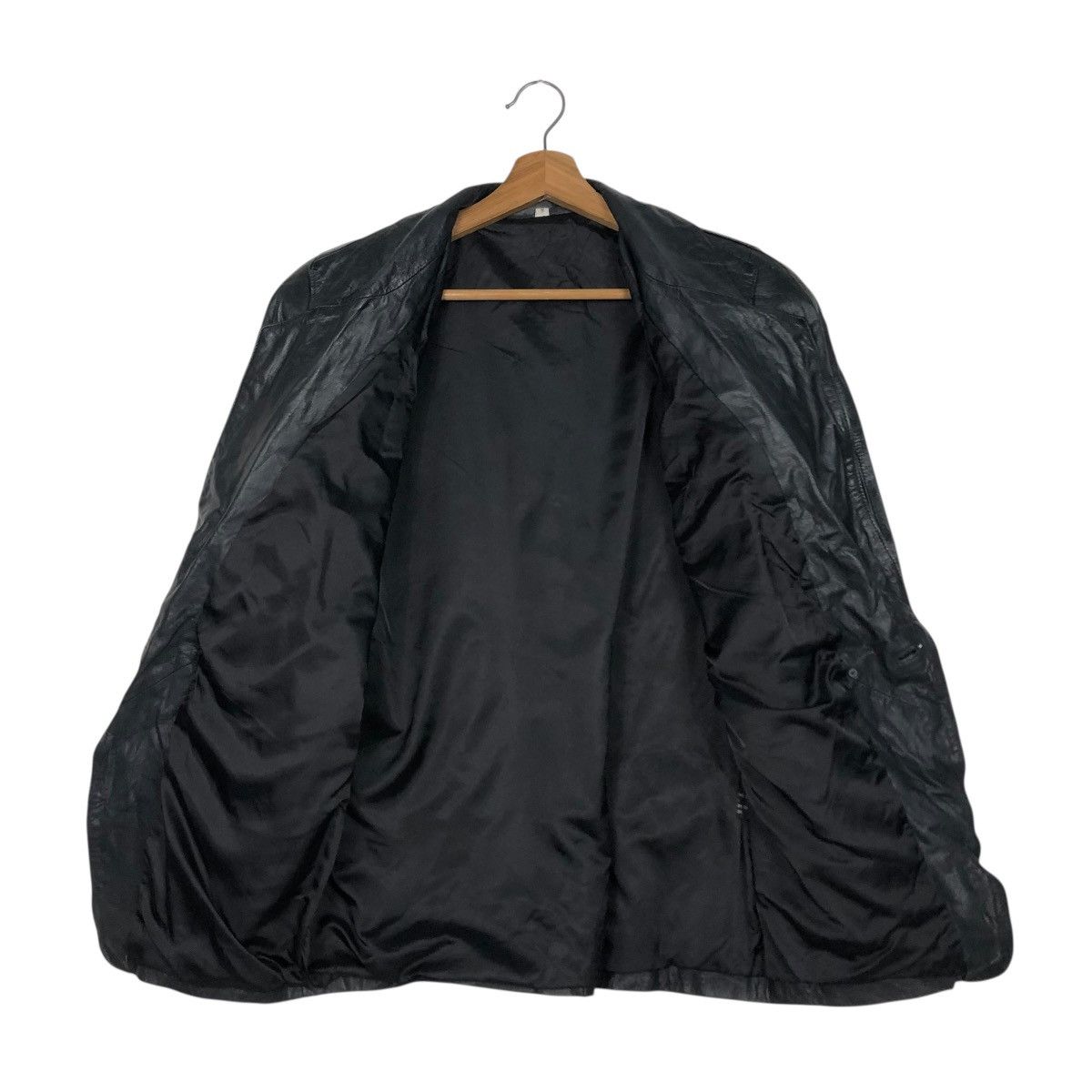 Japanese Brand 🔥VINTAGE WORK LEATHER JACKET UNBRANDED ISSEY MIYAKE Size US M / EU 48-50 / 2 - 15 Thumbnail