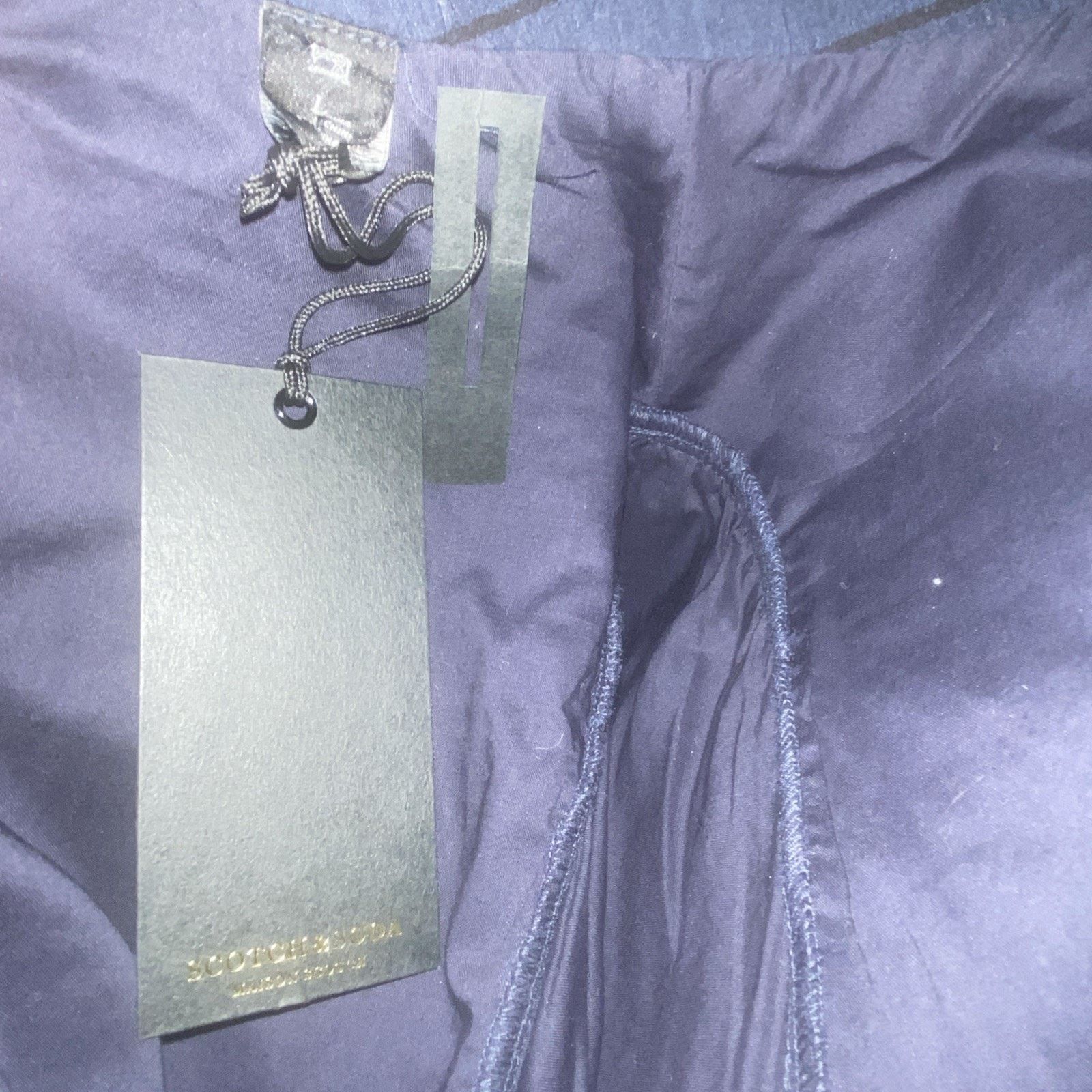 Scotch & Soda NWT Scotch & Soda Blue Black Striped Dress Size L Navy Size L / US 10 / IT 46 - 6 Thumbnail