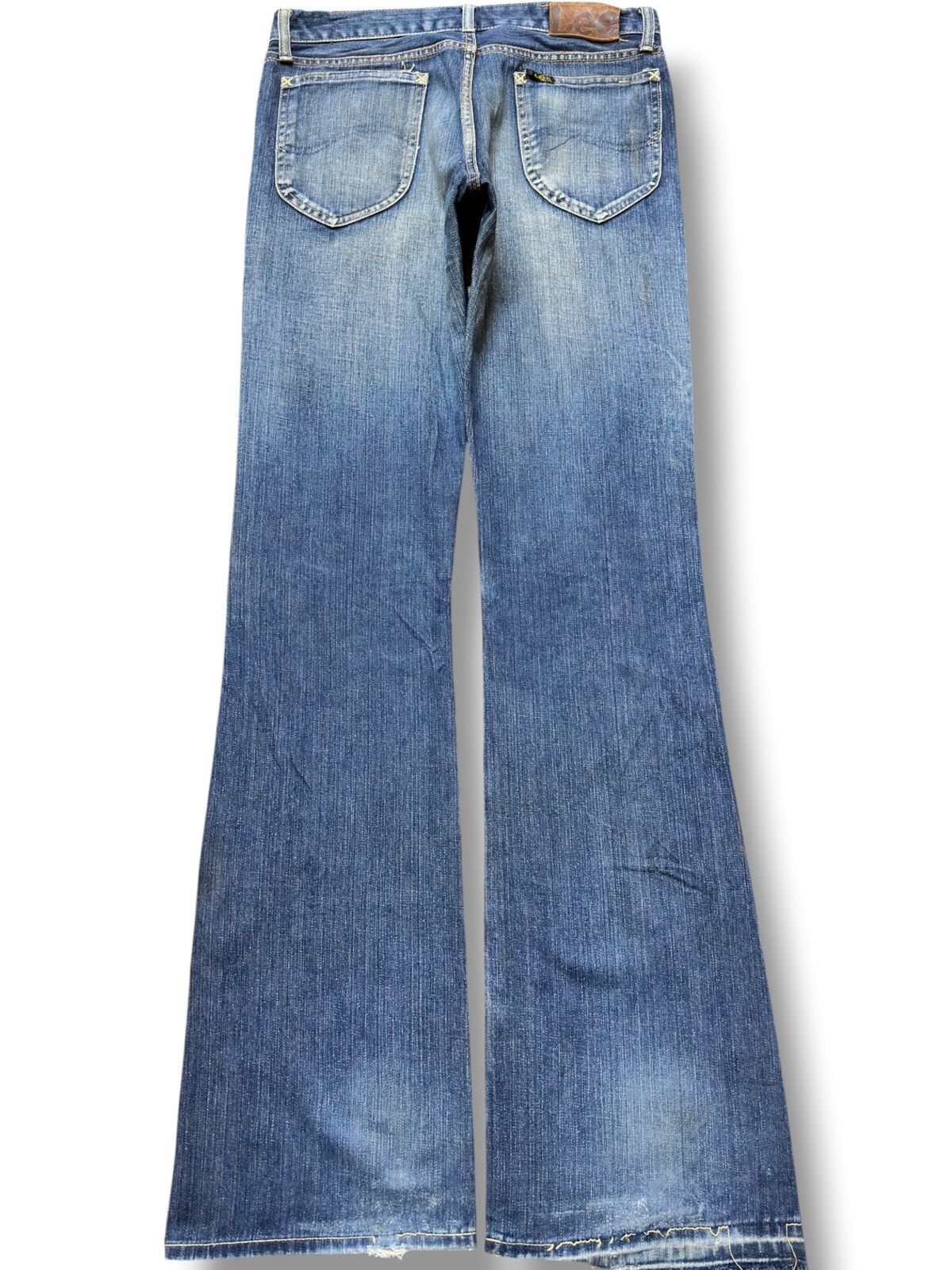 Lee Vintage Lee Riders Flare Mudwash Ripped Distressed Denim Size US 30 / EU 46 - 4 Thumbnail