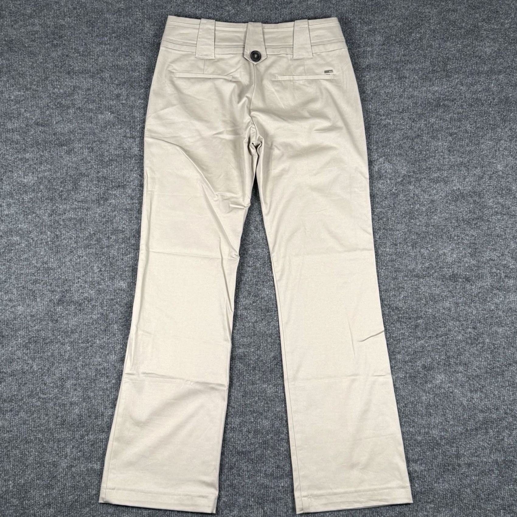 Mango Mango Chino Pants Beige 4 Regular 30x29 Stretch Twill Straight Pockets Logo Women Vintage No Size 27" / US 4 / IT 40 - 5 Thumbnail
