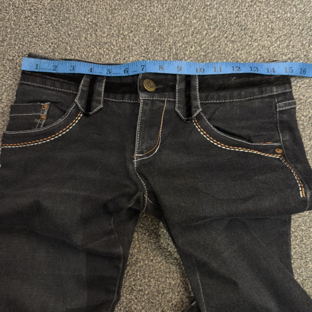 Hysteric Glamour 🔥 Crazy Sick Flared Low Rise Egoist Indigo Denim W30 Size 30" / US 8 / IT 44 - 14 Thumbnail