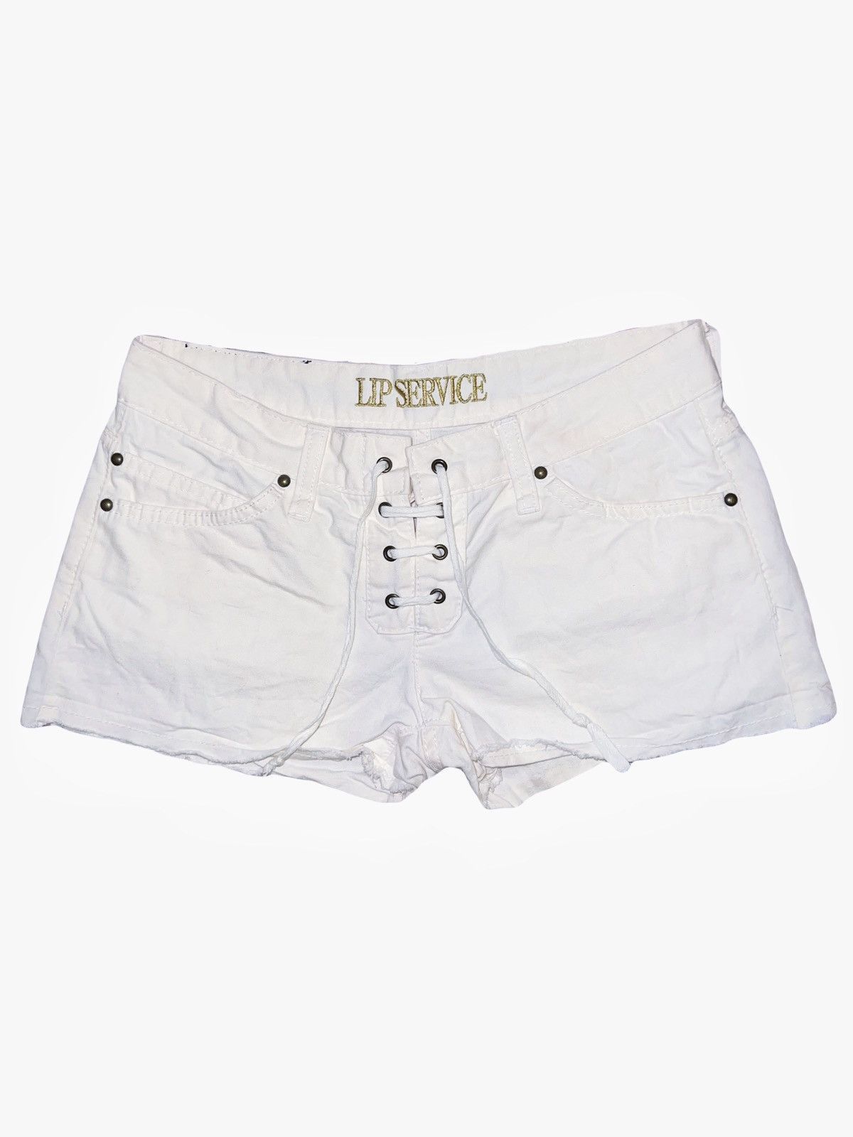 Lip Service Lip Service lace up shorts ➕🏴‍☠️ Size 26" / US 2 / IT 38 - 2 Thumbnail