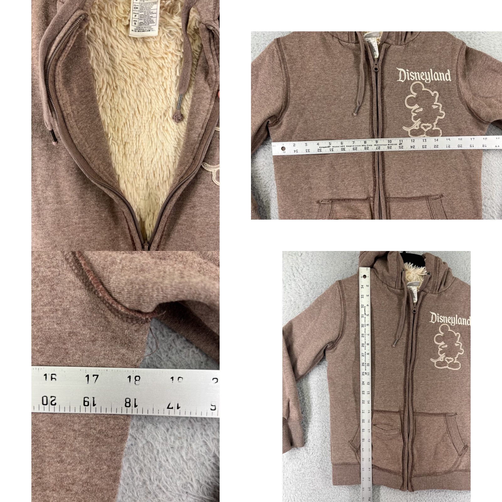 Disney Disney Mickey Mouse Sweater Full Zip Hoodie Womens S Brown Size S / US 4 / IT 40 - 8 Thumbnail