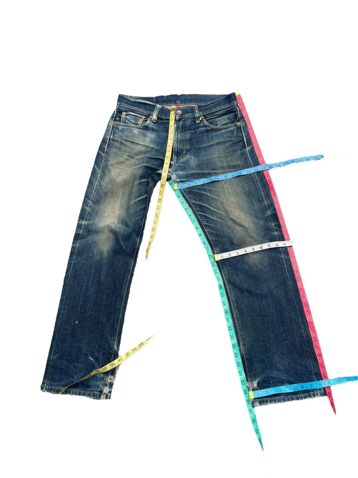 Japanese Brand × Uniqlo Uniqlo UJ S002 Selvedge Distresed Jeans Size US 34 / EU 50 - 13 Thumbnail