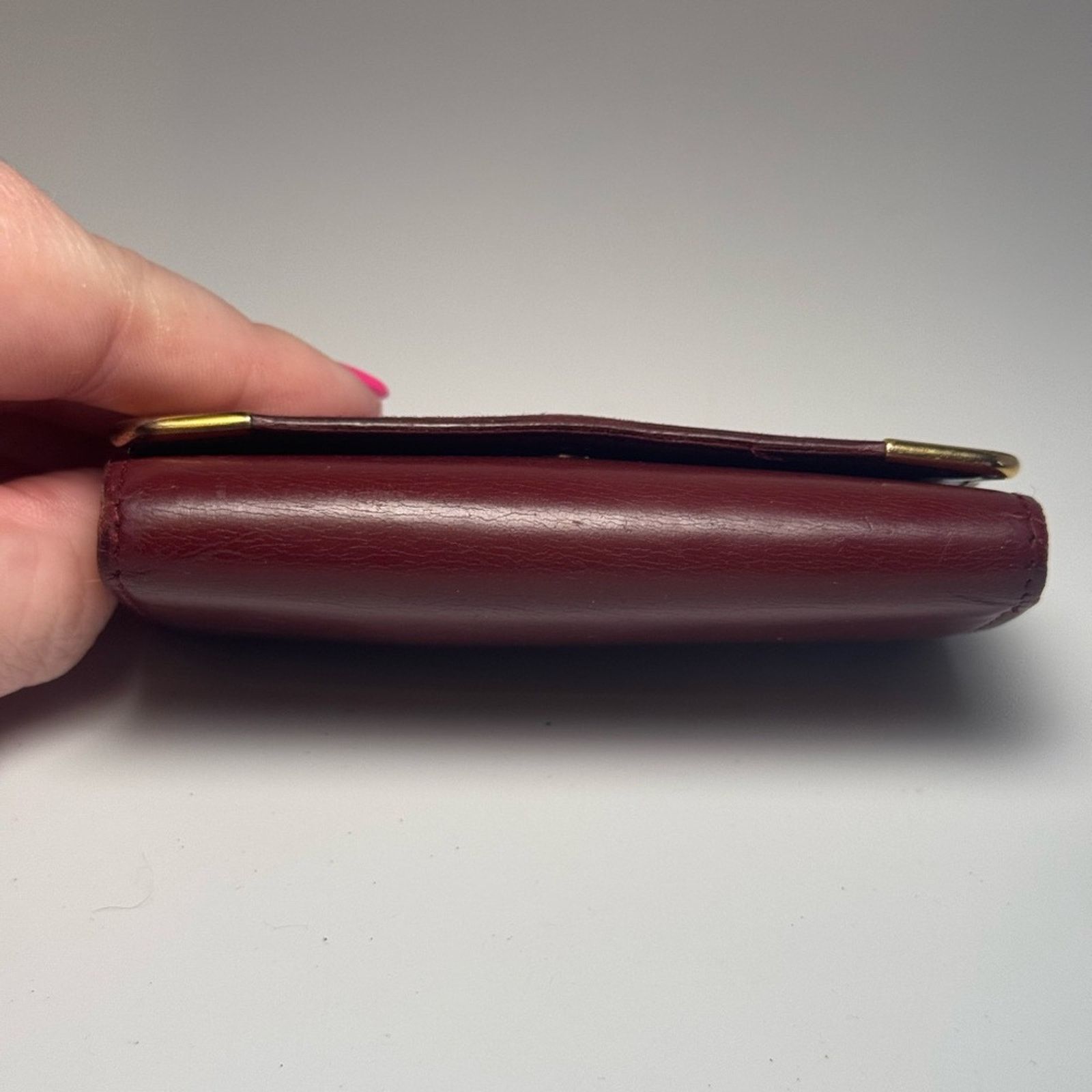 Cartier Cartier Burgundy Leather Unisex 4 Key Holder Size ONE SIZE - 5 Thumbnail