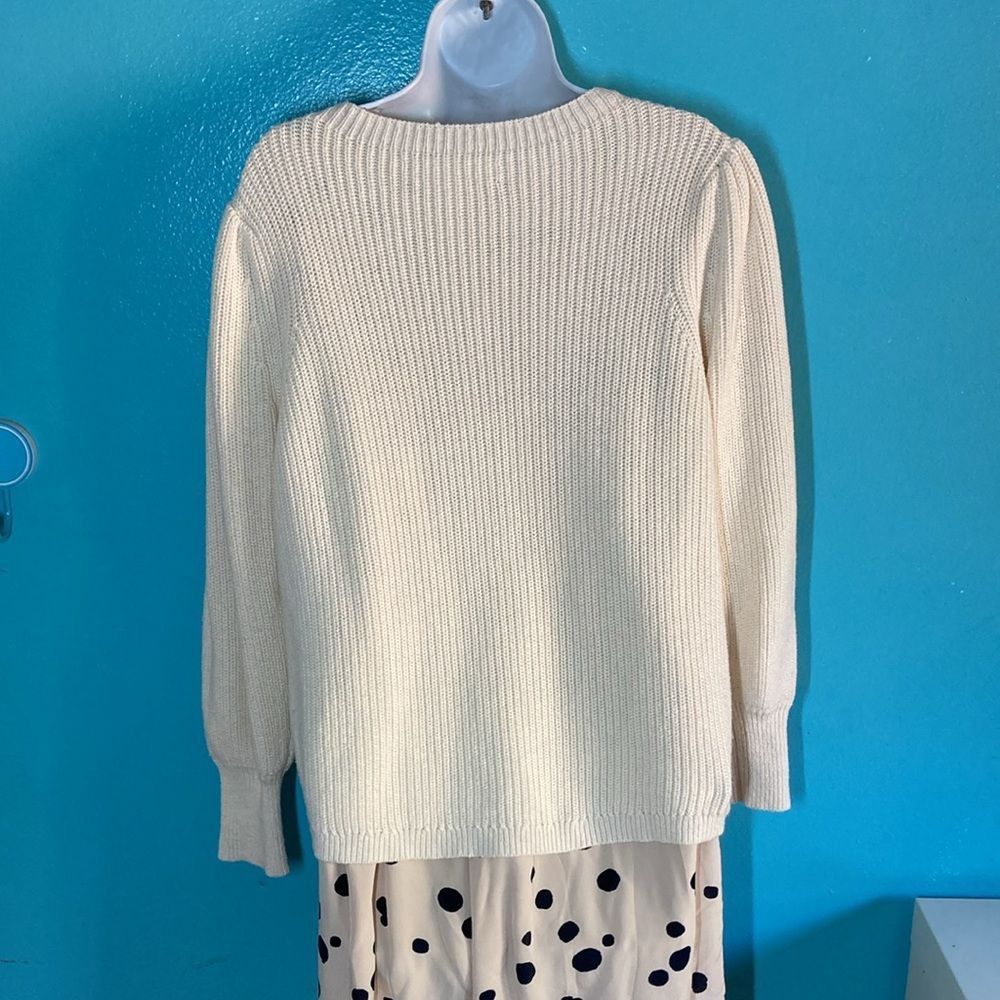 Apiece Apart Apiece Apart Ecru Knit Pullover Sweater Size M Size M / US 6-8 / IT 42-44 - 5 Thumbnail