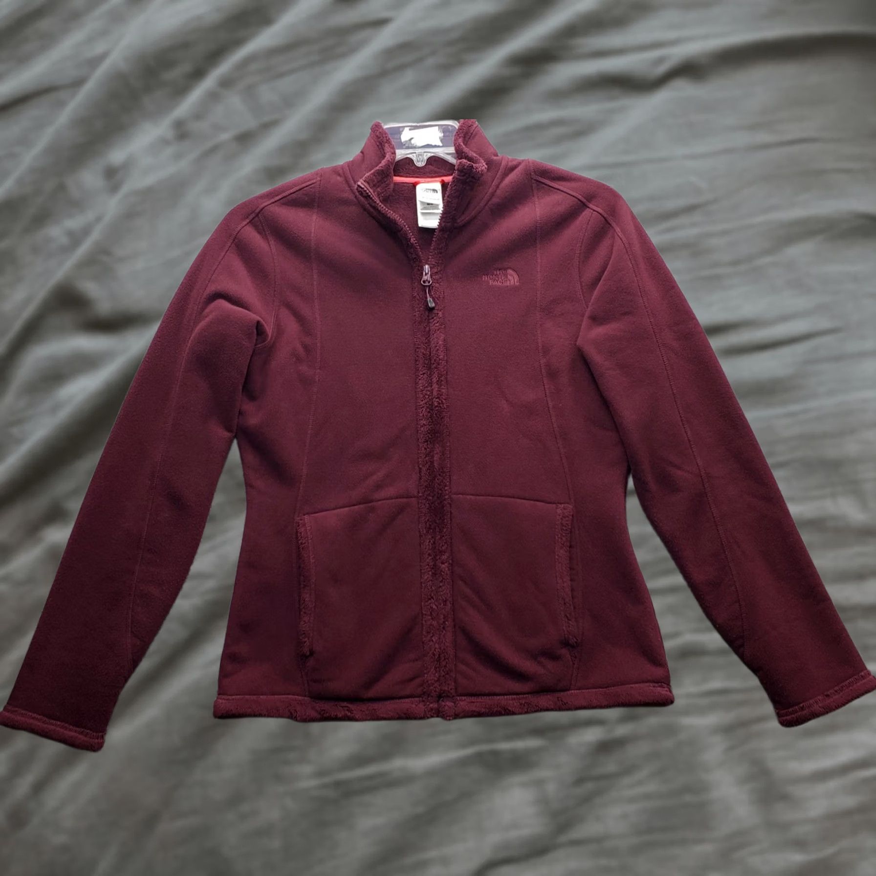 The North Face The North Face Jacket Womens M Burgundy Fuzzy Berry Fleece Sherpa Lined Full Zip Size M / US 6-8 / IT 42-44 - 1 Thumbnail