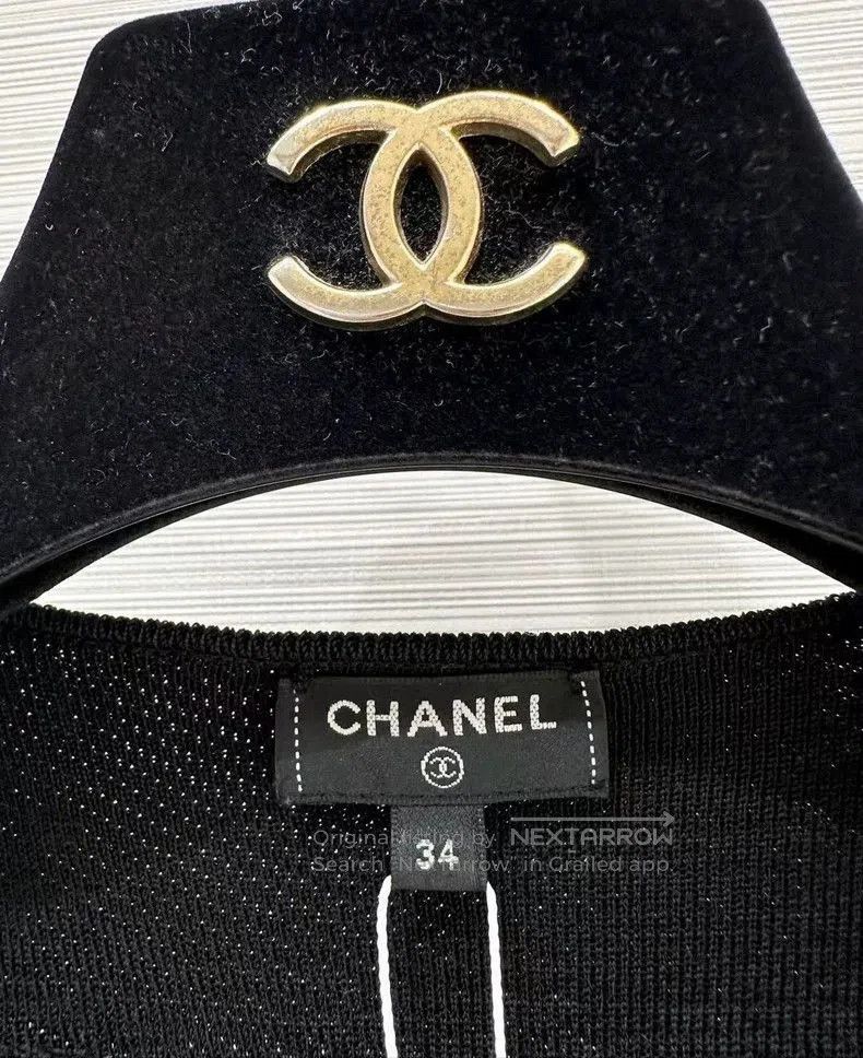 Chanel Chanel Knit Tie Cardigan F34. Size US S / EU 44-46 / 1 - 2 Thumbnail