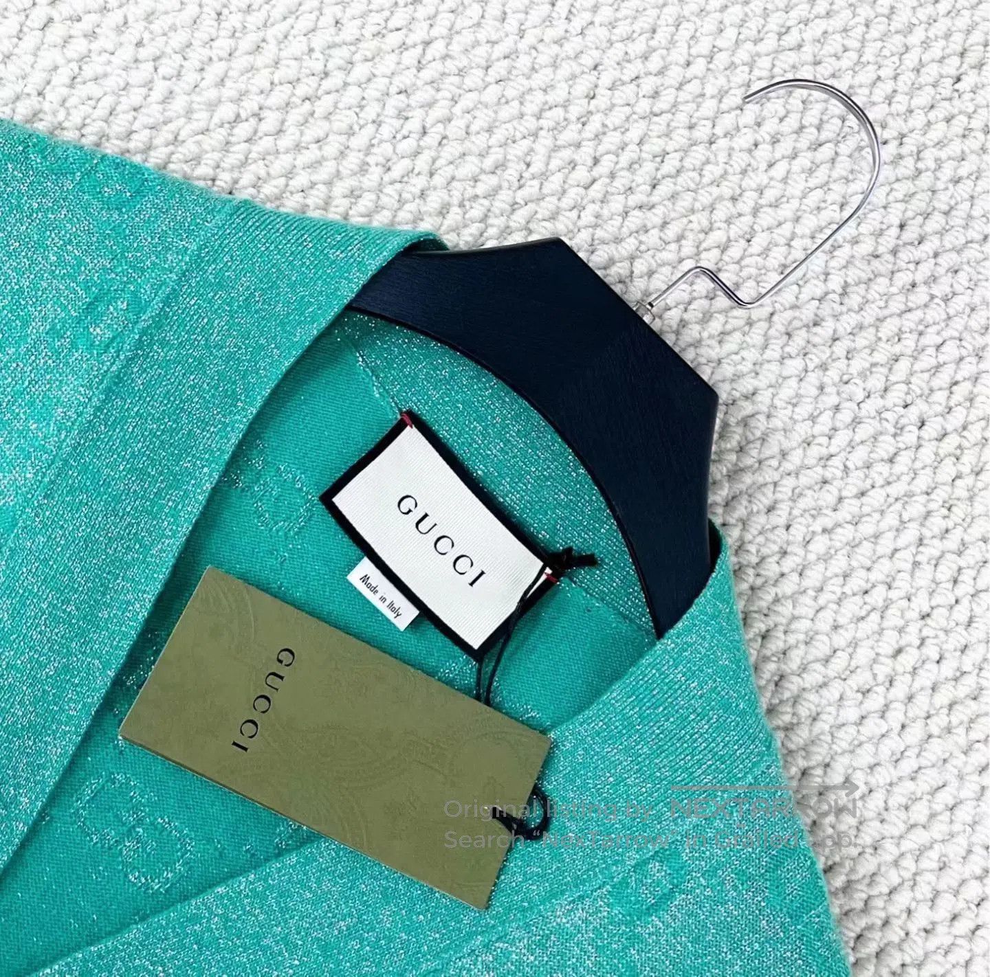 Gucci Gucci Lake Green Double G Knit Cardigan. Size US M / EU 48-50 / 2 - 3 Thumbnail