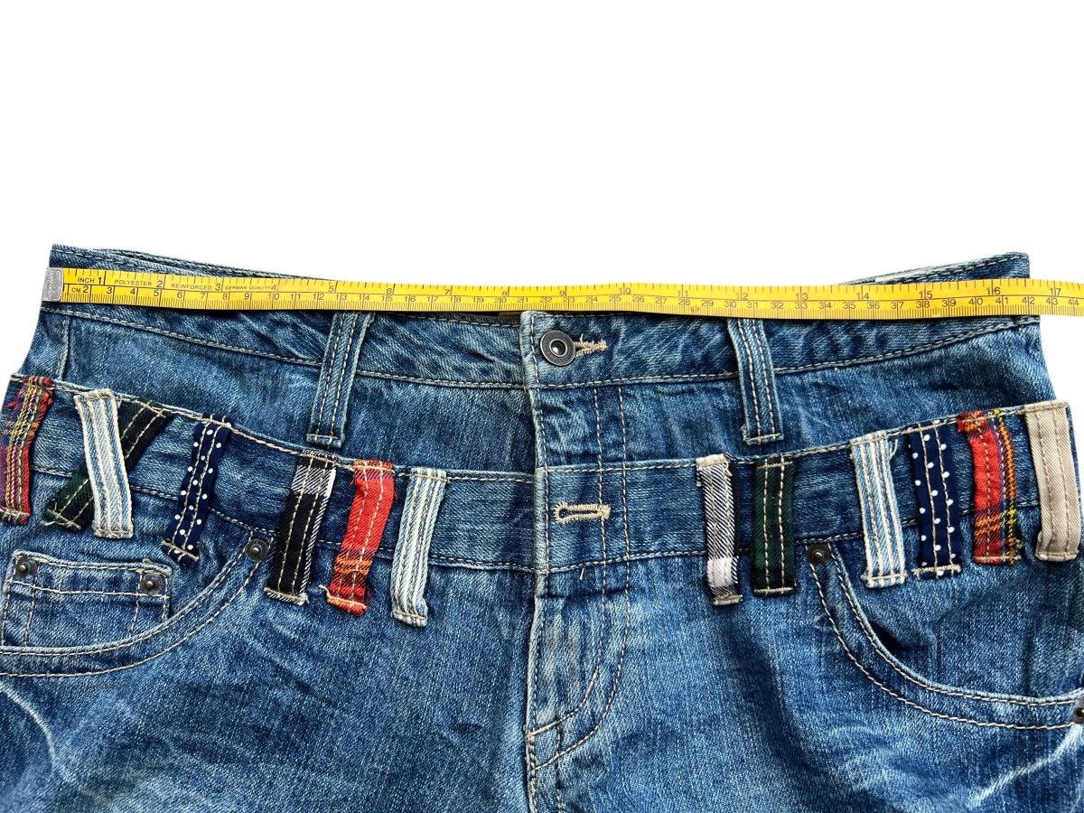 Japanese Brand QT Faded Double Waist Straight Denim Jeans 33x31 Size US 33 - 9 Thumbnail