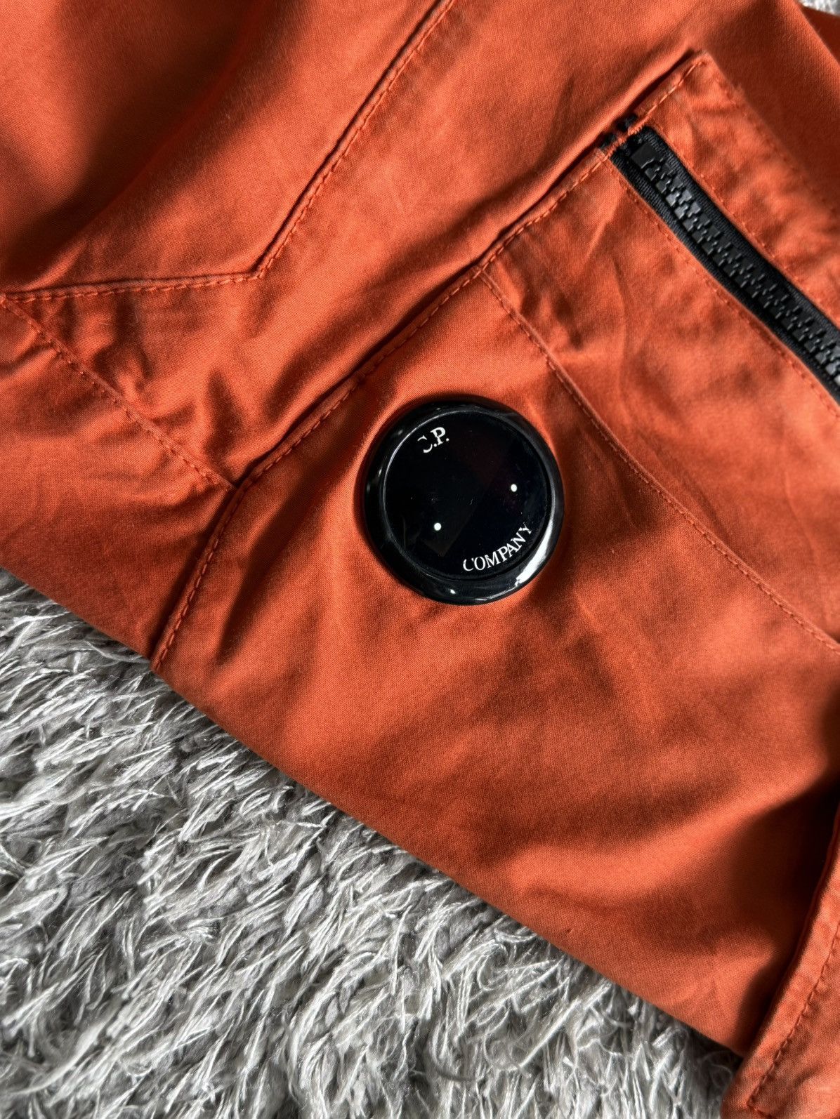 C.P. Company C.P. COMPANY ORANGE GARMENT DYED CARGO PANTS Size US 33 - 7 Thumbnail