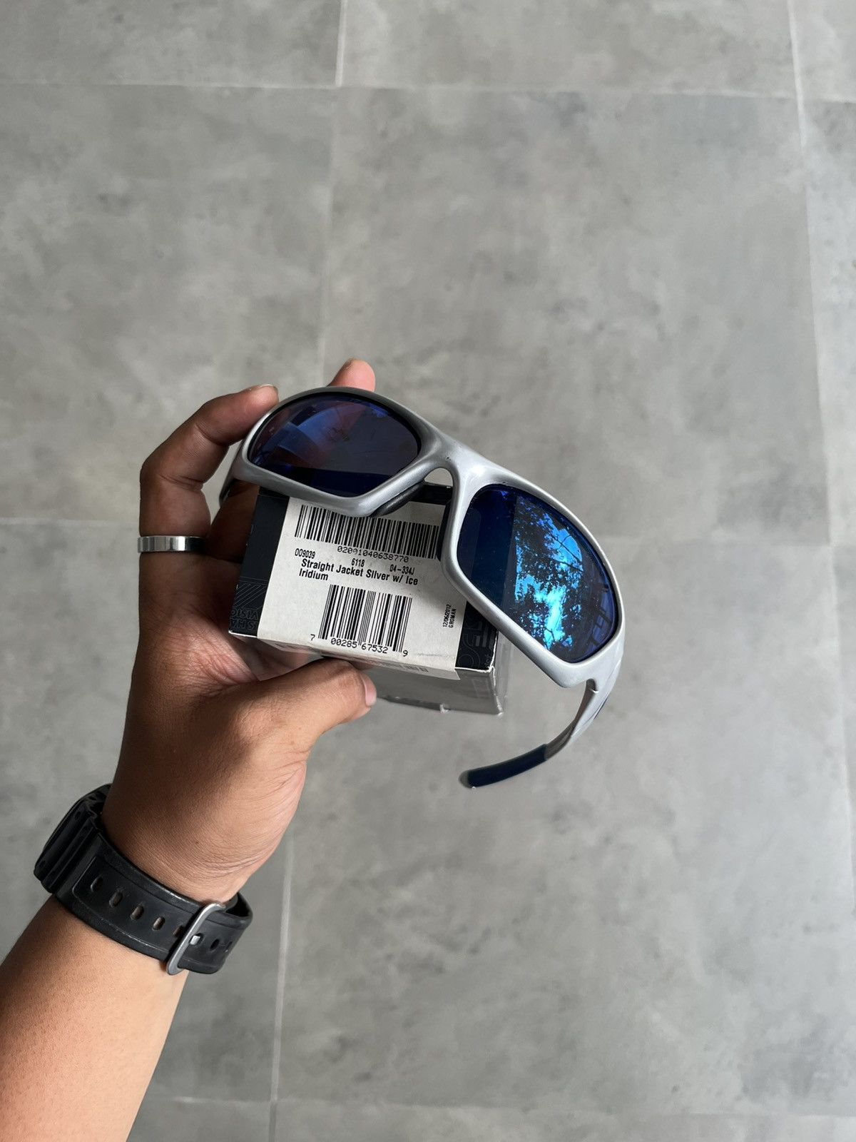 Oakley Oakley Straight Jacket 2.0 Silver / ice Size ONE SIZE - 1 Thumbnail