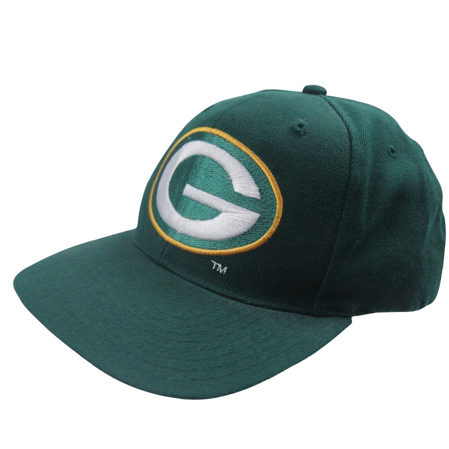NFL VINTAGE Green Bay Packers Spellout Snapback Hat Men OS Adjustable Green NFL Snapback Hats Size ONE SIZE - 2 Thumbnail