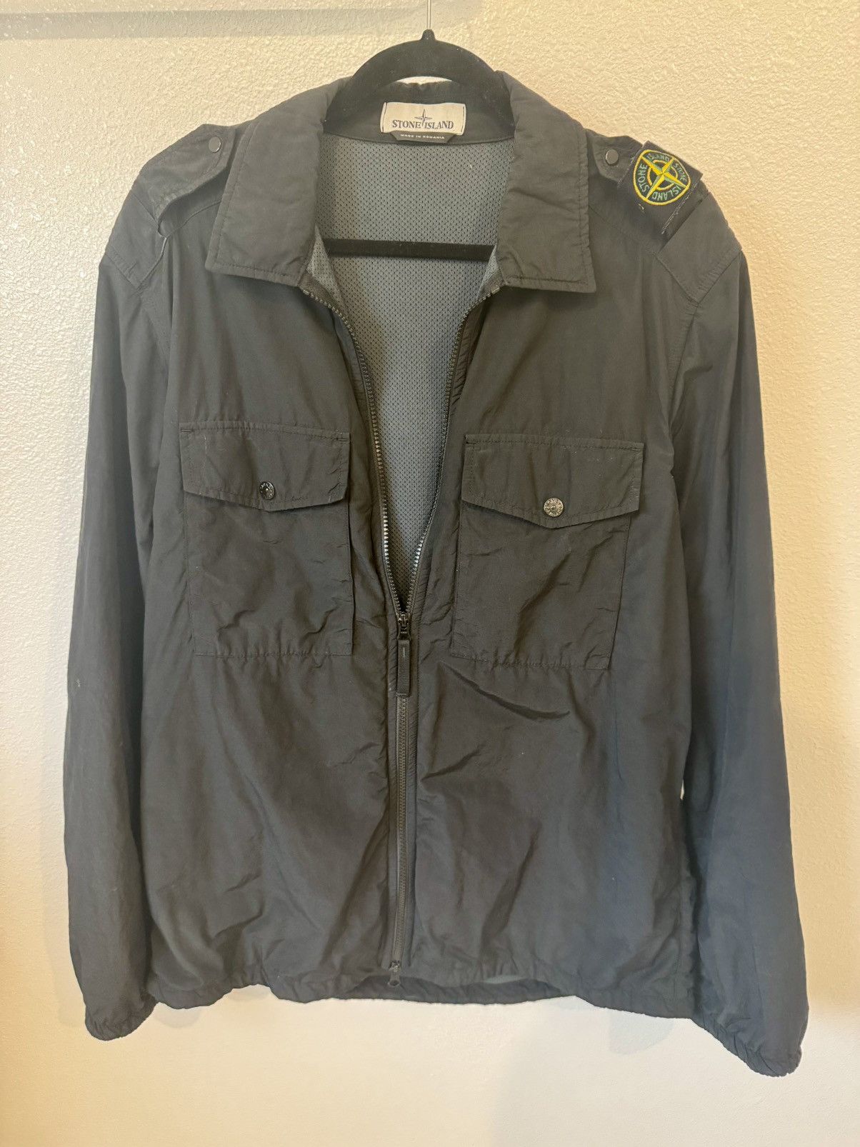 Stone Island Stone Island Black Naslan Light Jacket Size US XL / EU 56 / 4 - 2 Thumbnail