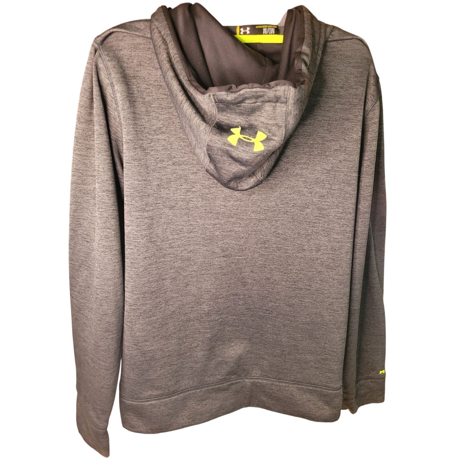 Under Armour Under Armour Mens Sweatshirt/Hoodie Gray/Yellow Sz M Size US M / EU 48-50 / 2 - 2 Thumbnail