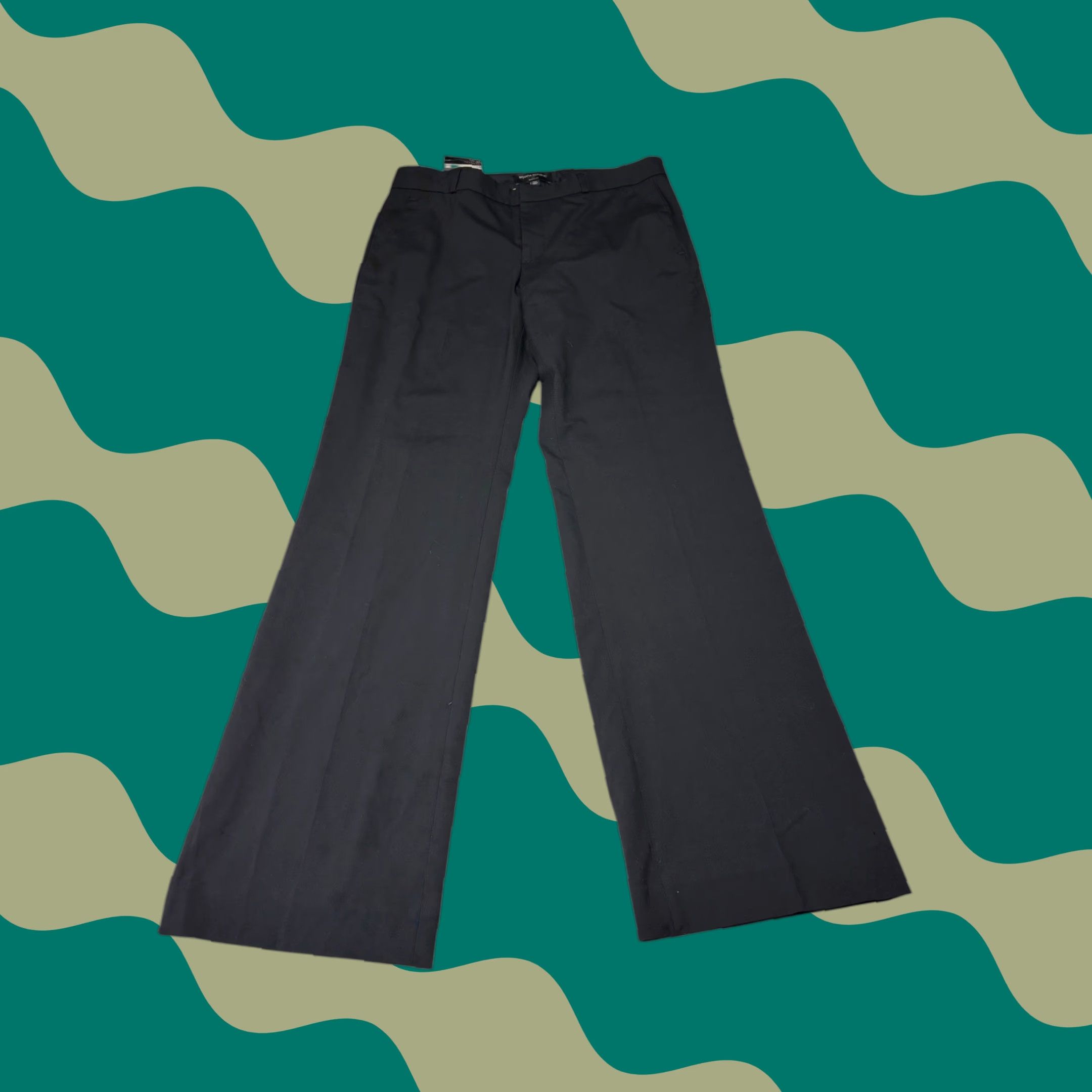 banana republic black dress pants Banana Republic The Weekender Straight-Leg Pant Black