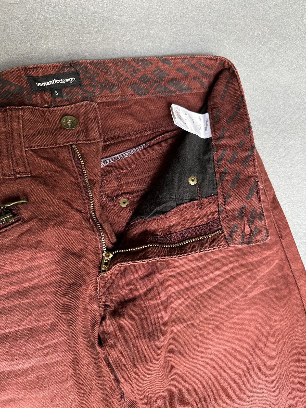semanticdesign Semantics Design Claw Marks Denim Size US 29 - 17 Thumbnail