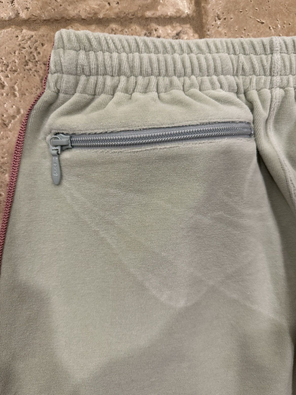 Maxfield Los Angeles × Needles Needles x Maxfield Mint Green / Red Velour Track Pants Size US 30 / EU 46 - 12 Thumbnail