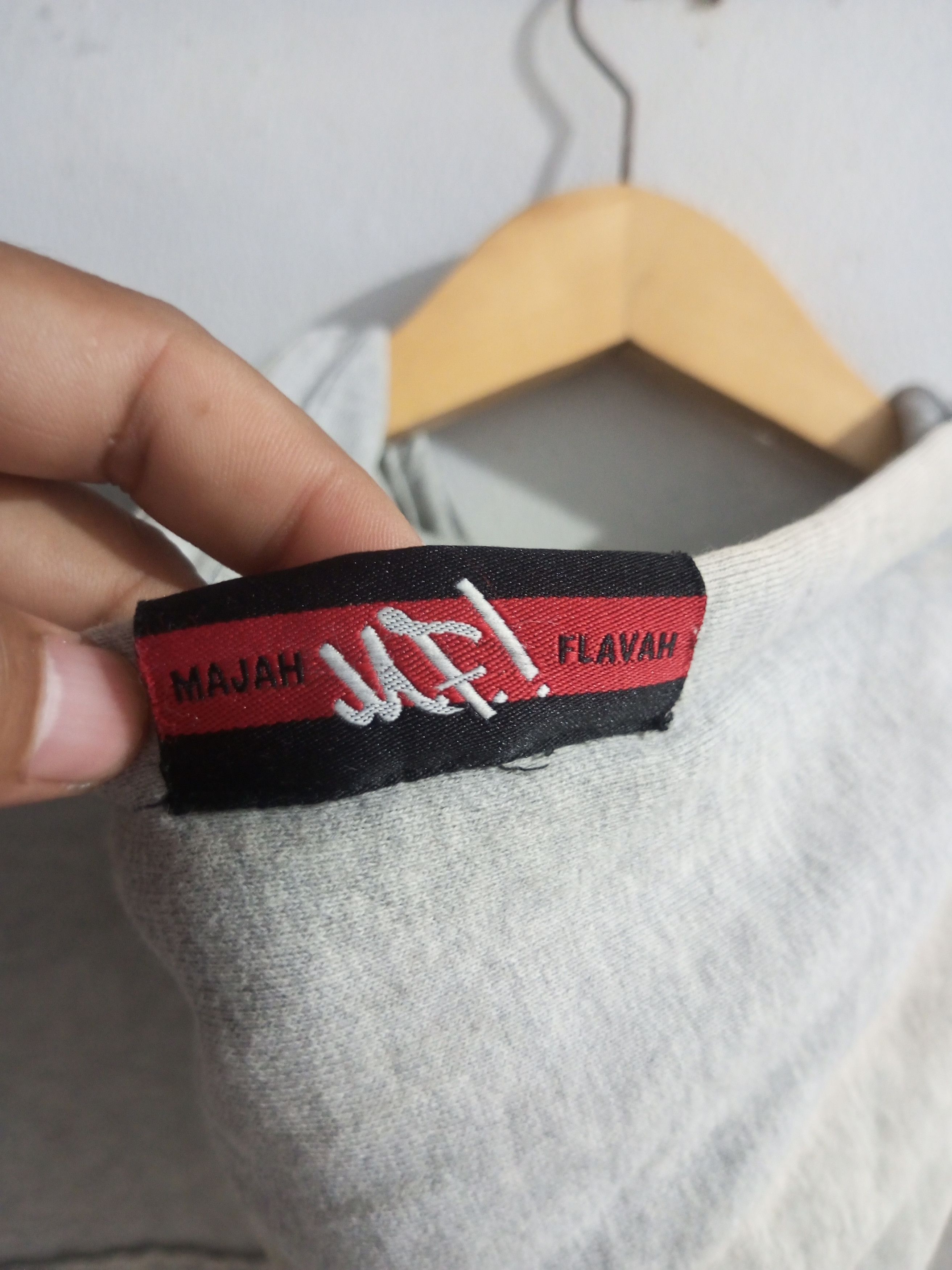 20471120 Vintage y2k majah flavah sun fadded distressed worn hoodie Size US XL / EU 56 / 4 - 14 Thumbnail