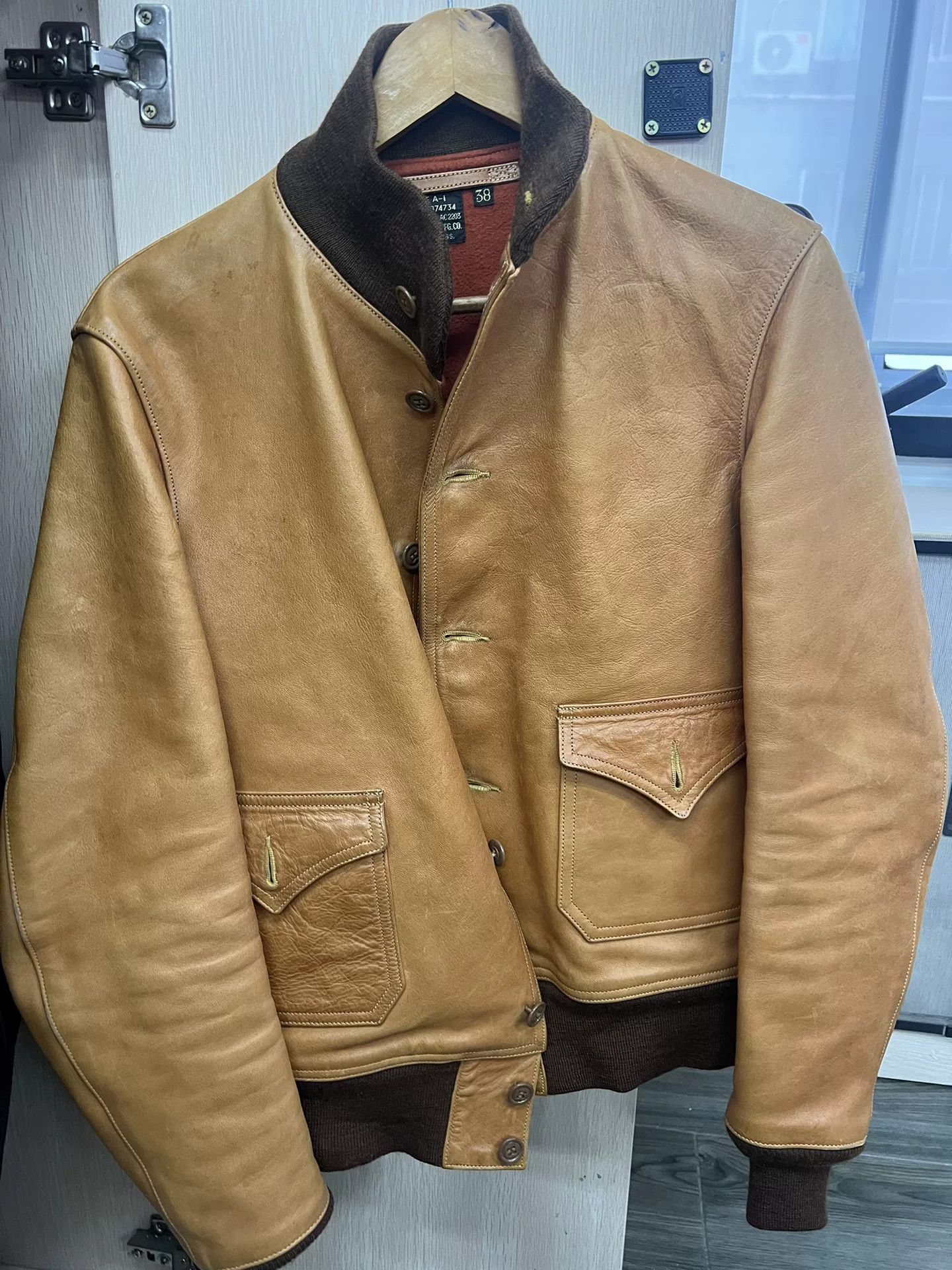 Freewheelers Classic Brown Leather Jacket Freewheelers A1 Size US M / EU 48-50 / 2 - 1 Thumbnail