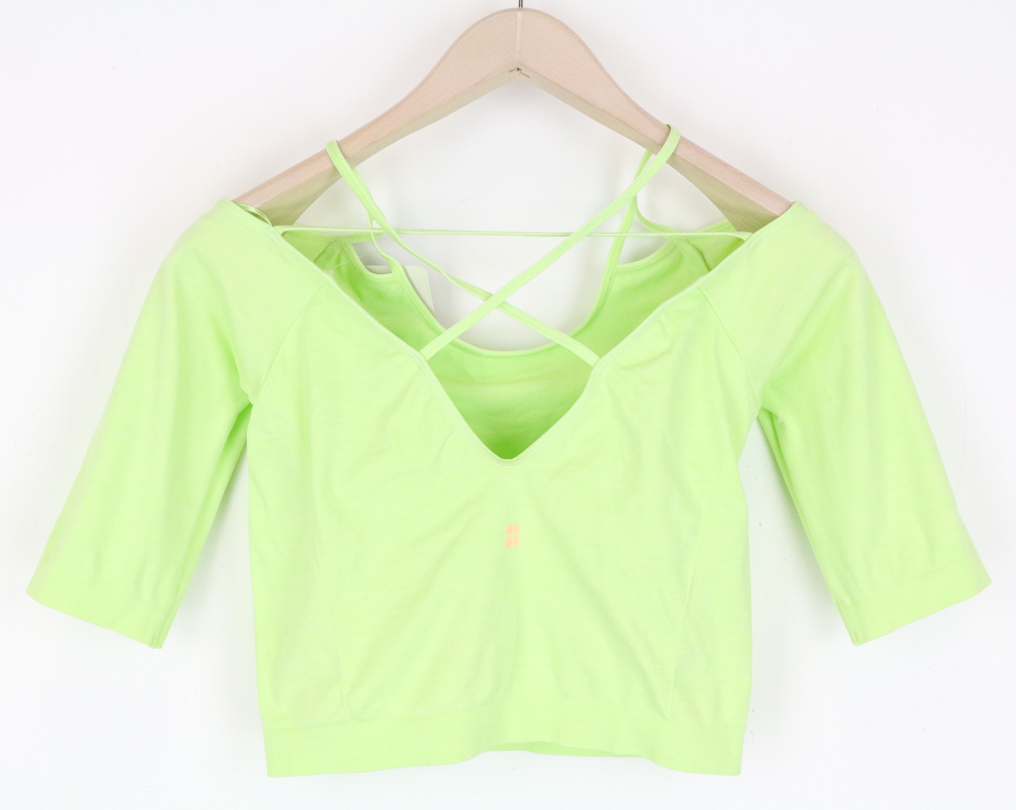 Scotch & Soda VITALITY DANCE L Green Stretch Cropped Lightweight 61708 Size L / US 10 / IT 46 - 2 Thumbnail