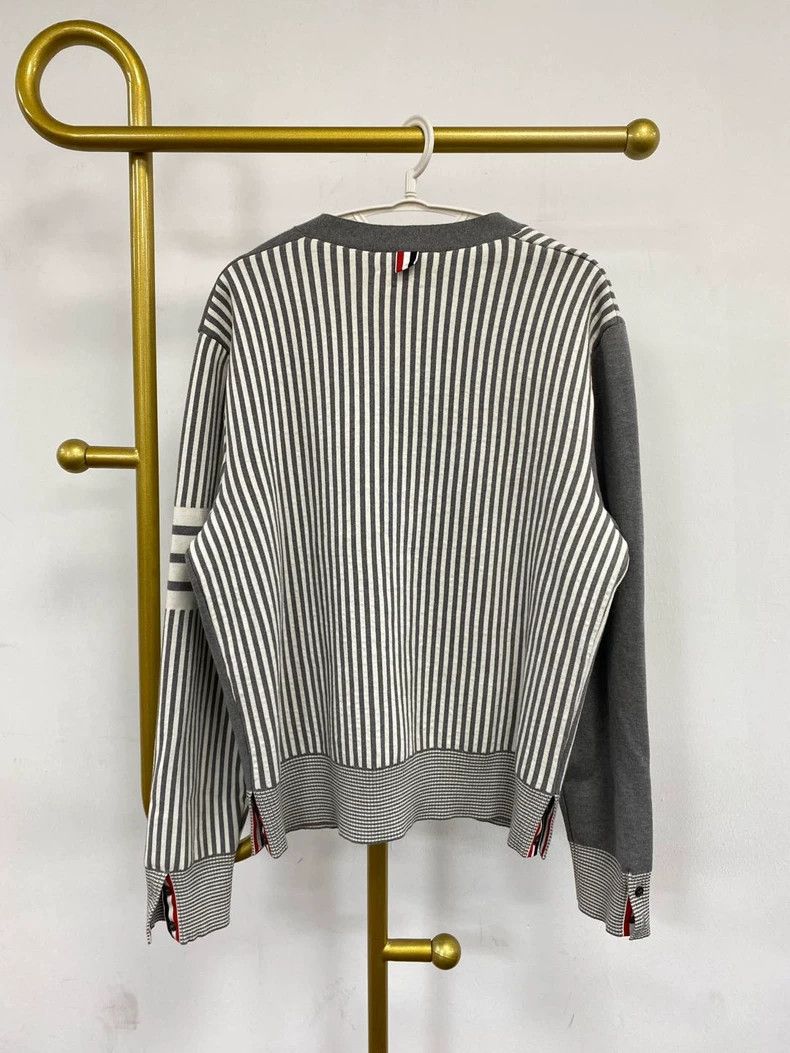 Thom Browne Thom Browne Knitted cardigan Size US XL / EU 56 / 4 - 2 Thumbnail