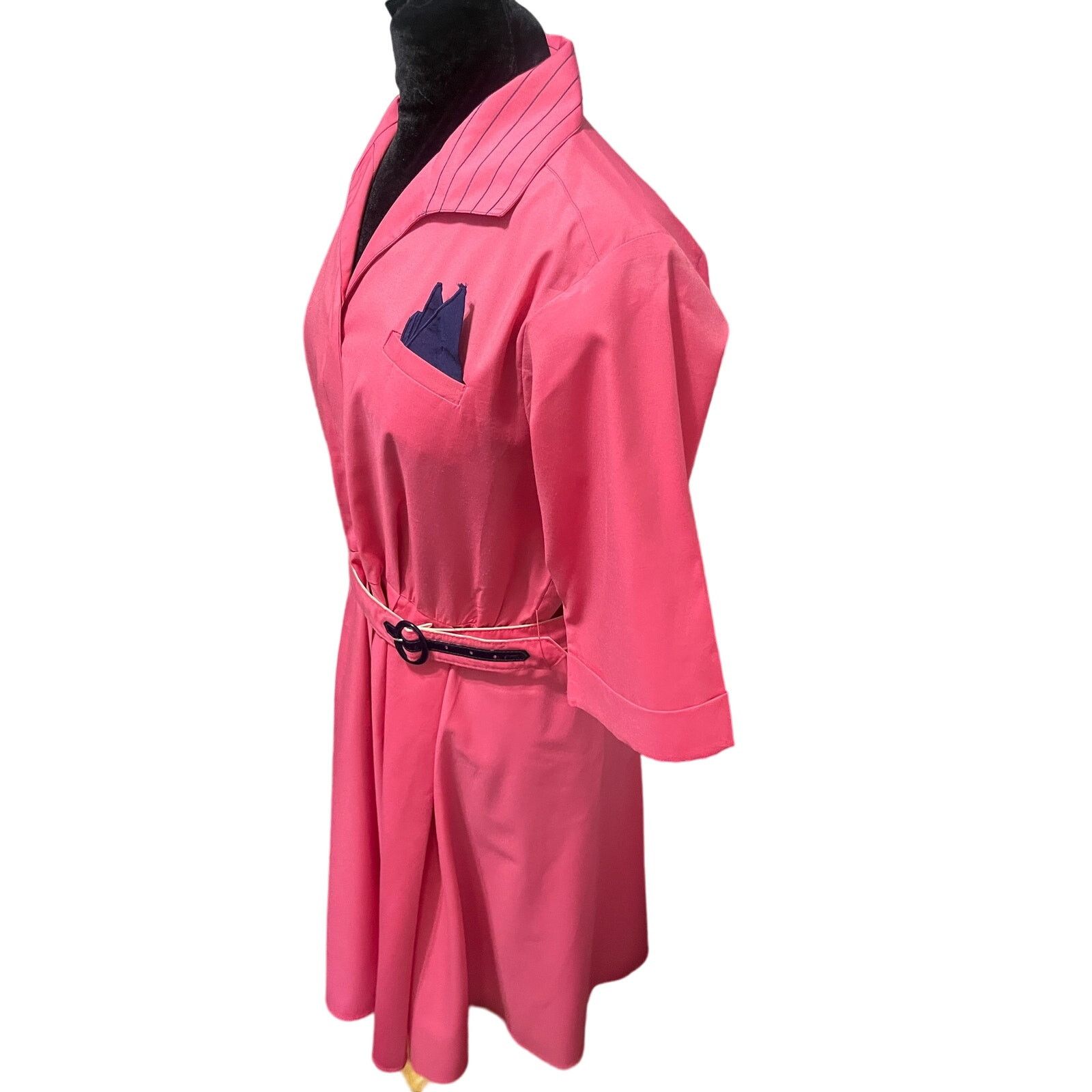 Vintage Vintage Willi Barbie Pink Midi Dress 14 Med Large Rockabilly Size L / US 10 / IT 46 - 5 Thumbnail