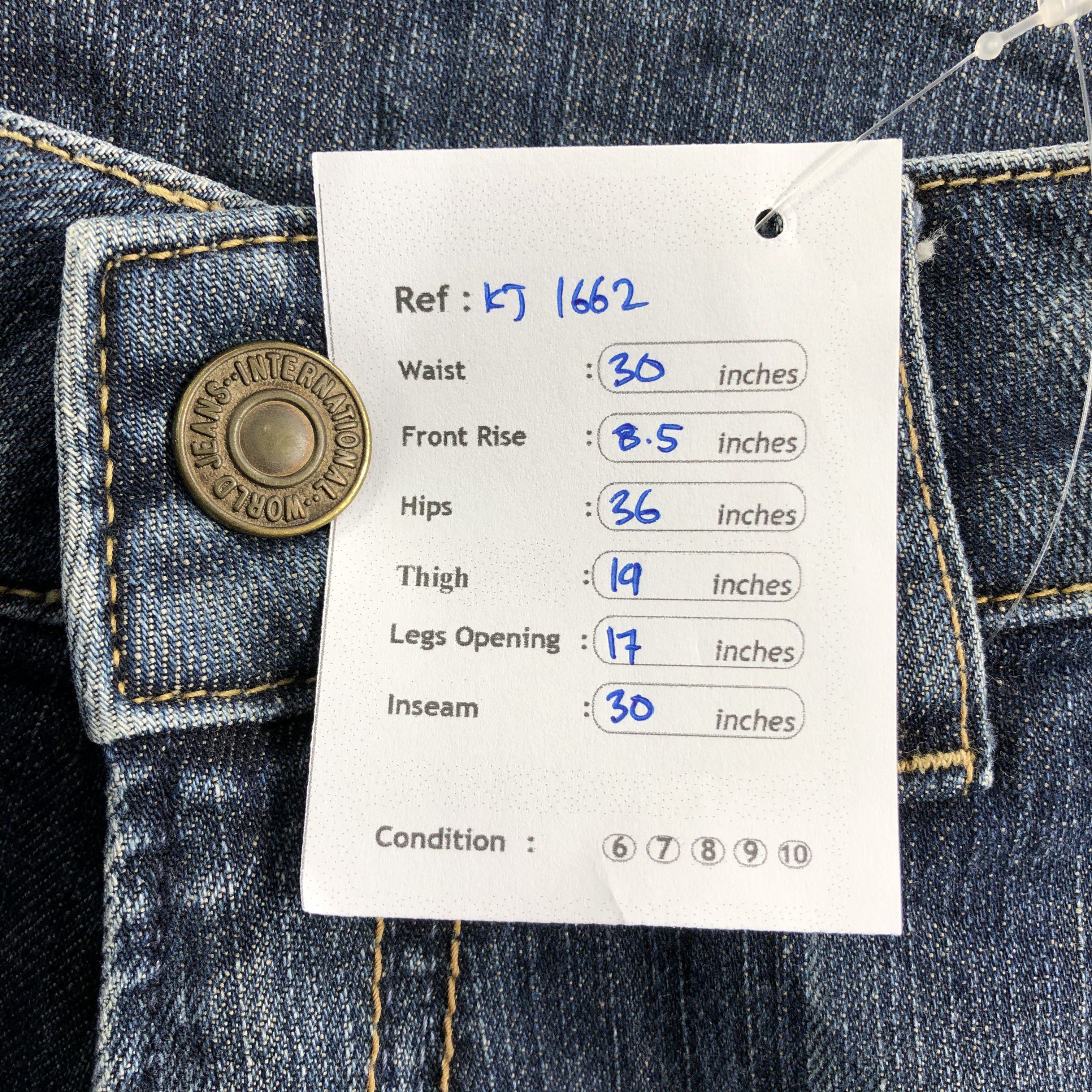 Japanese Brand Japanese Brand Cargo Denim Multipocket Flare Jeans Size US 28 / EU 44 - 10 Thumbnail