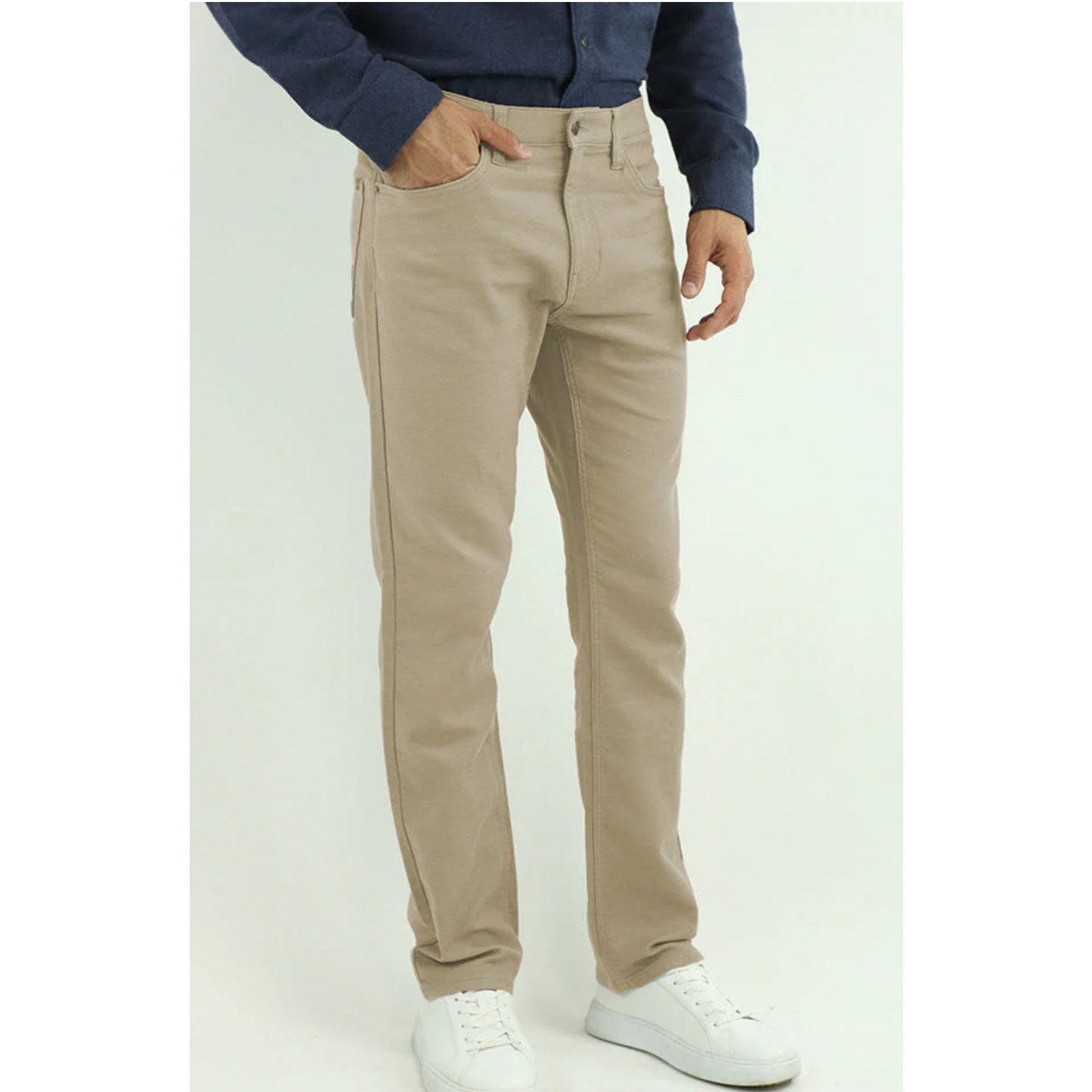 JACHS NY NEW Jachs NY Men’s 5-Pocket Stretch Twill Straight Tan 30/34 Size US 30 / EU 46 - 1 Thumbnail