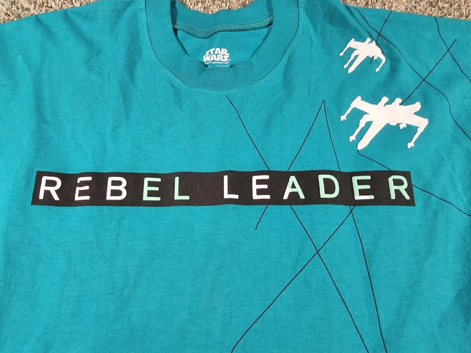 Designer STAR WARS REBEL LEADER Men's Spirit Jersey Shirt Sz L Disney Size US L / EU 52-54 / 3 - 4 Thumbnail