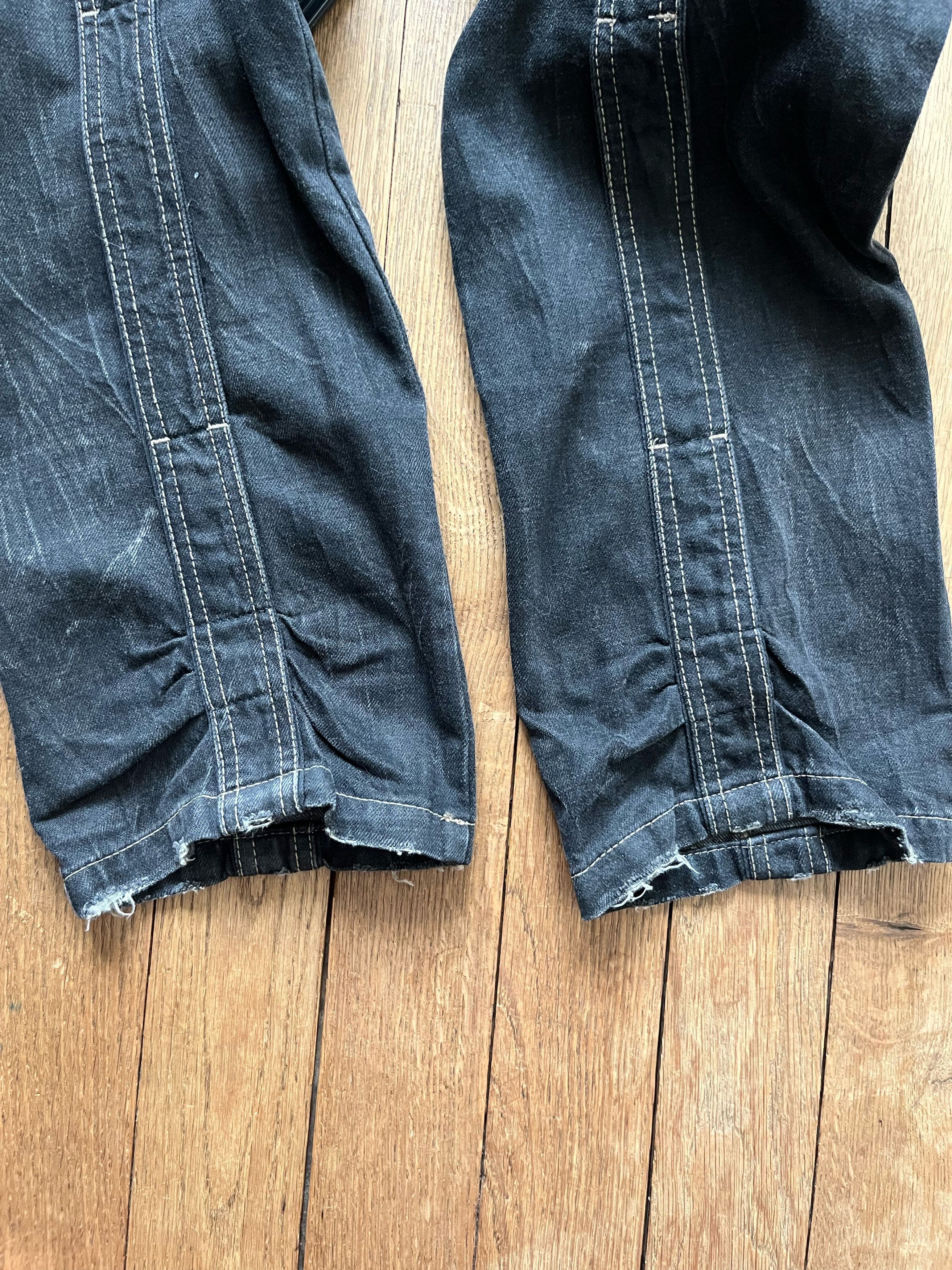 Marithe + Francois Girbaud Marithe Francois Girbaud strap jeans Size 29" - 5 Thumbnail